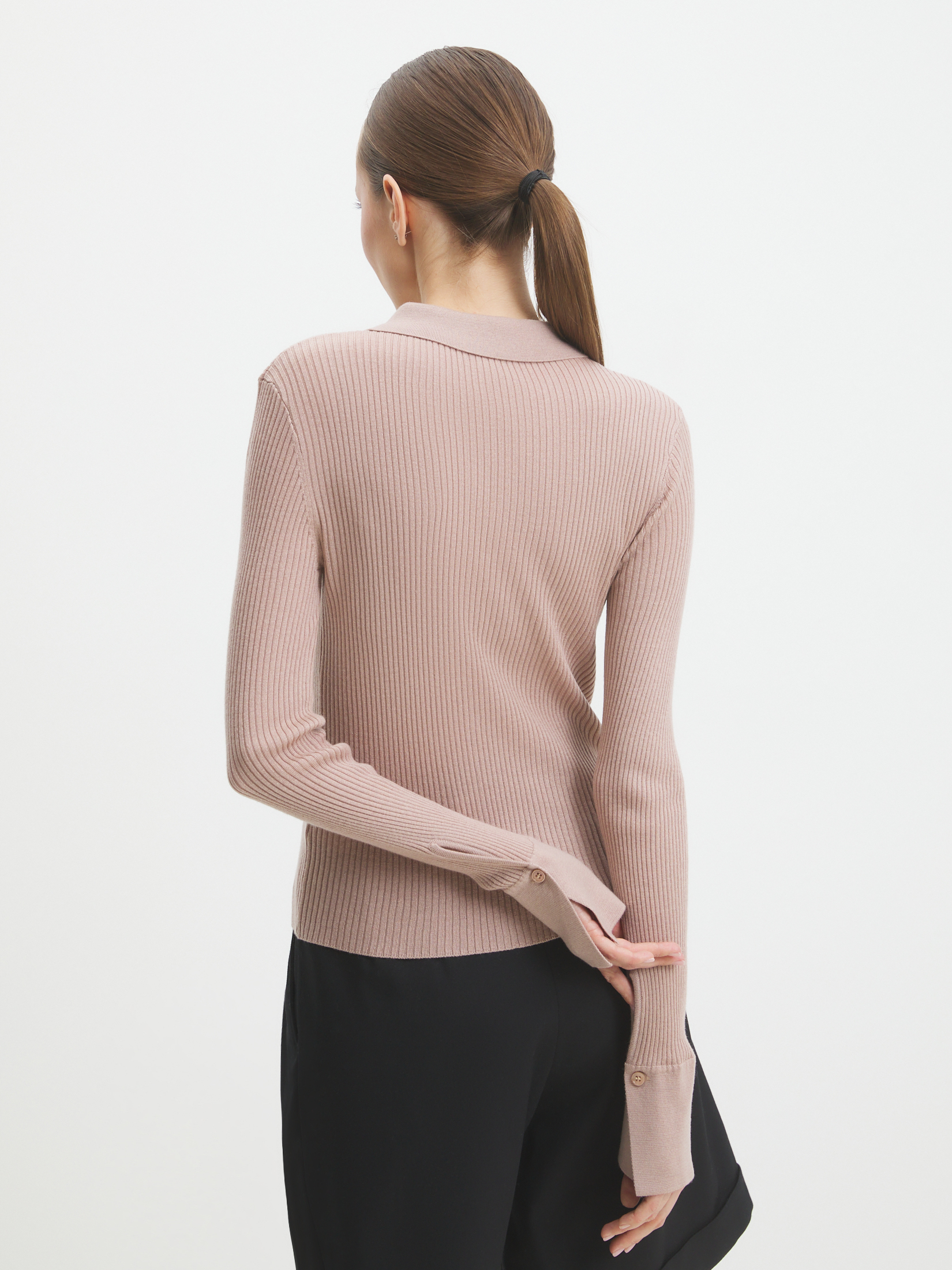 Женский кардиган MAISON DAVID 4451139, розово-бежевый