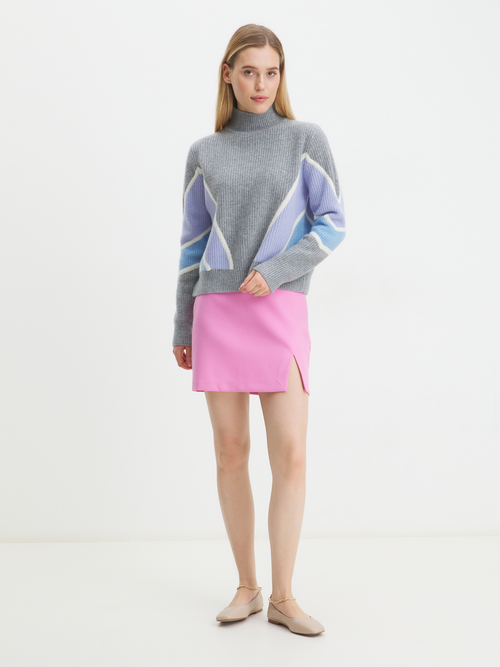 Женский свитер MAISON DAVID 3841771, серый