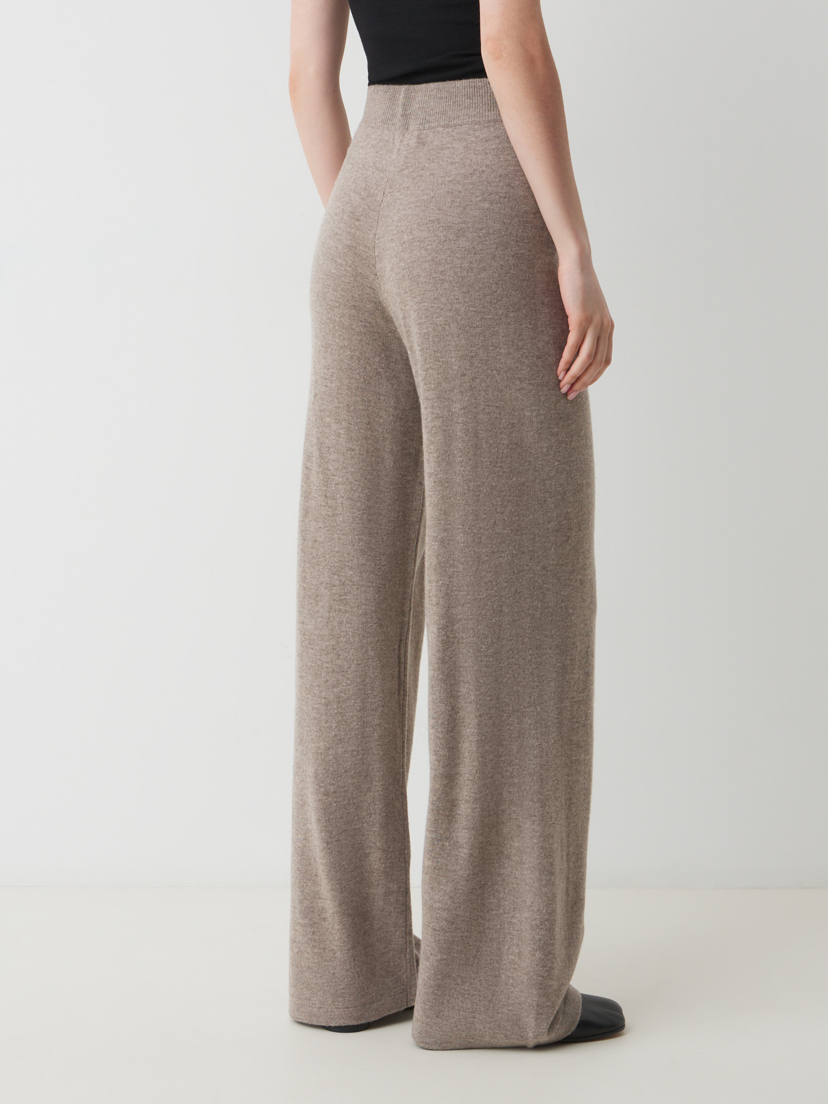 Женские широкие брюки MAISON DAVID 4491605, серо-бежевый