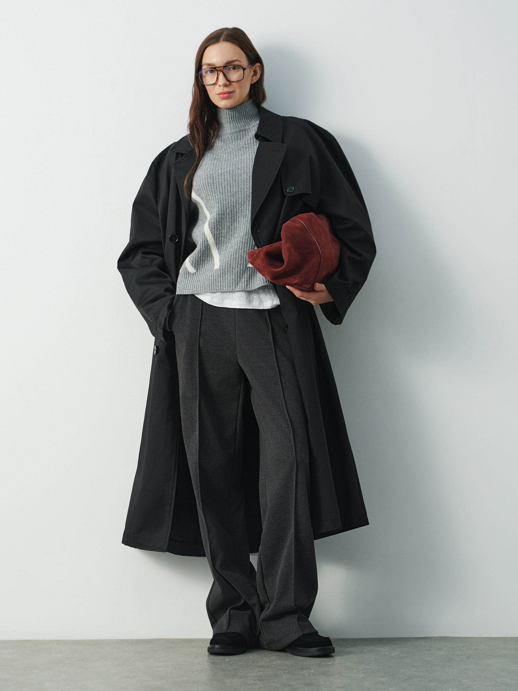 Женский свитер MAISON DAVID 3841786, серый