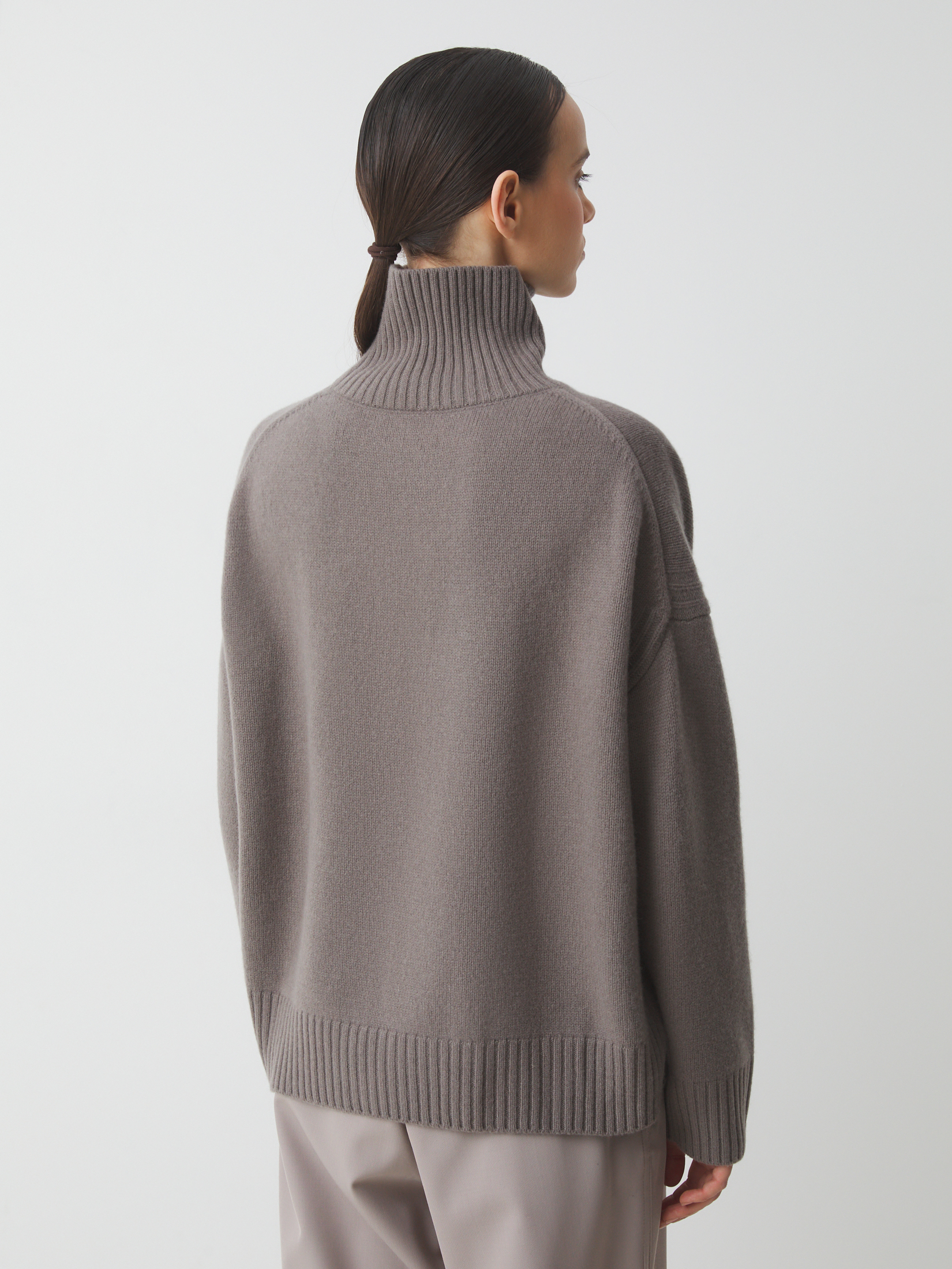 Женский свитер MAISON DAVID 4381753, коричневато-серый