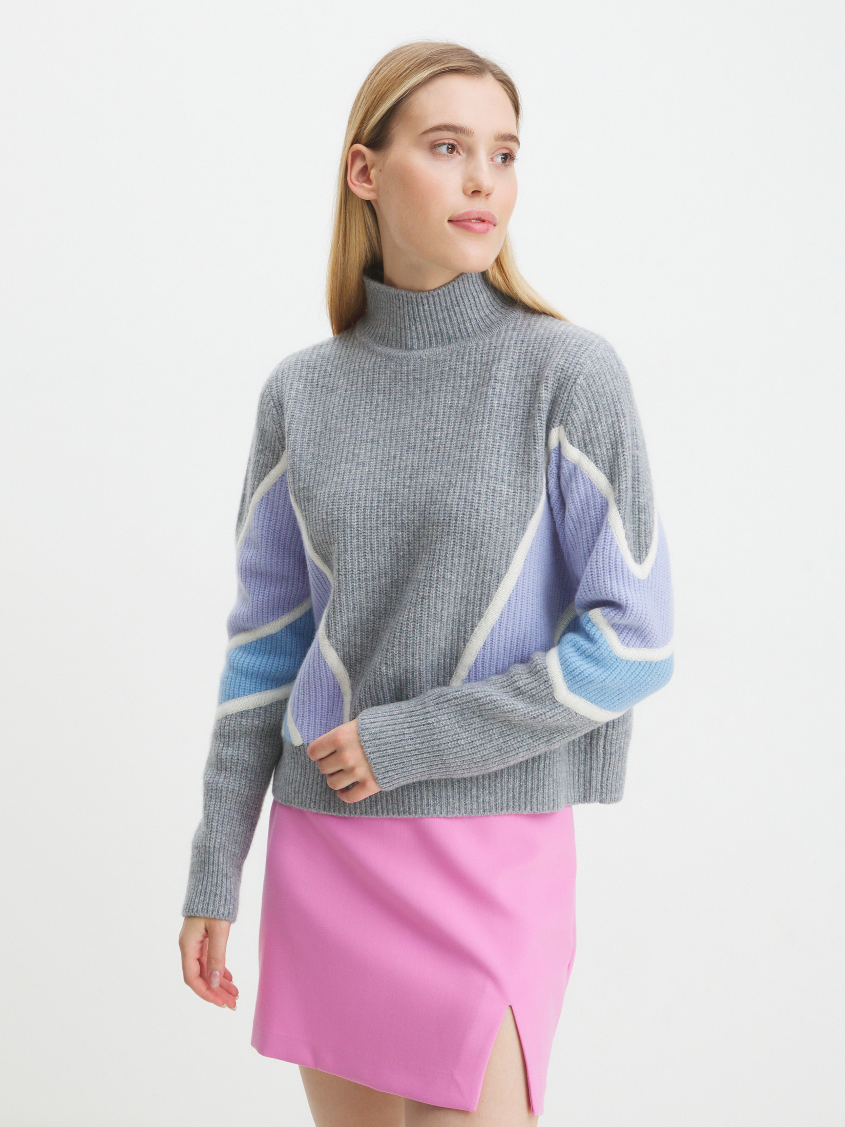 Женский свитер MAISON DAVID 3841771, серый