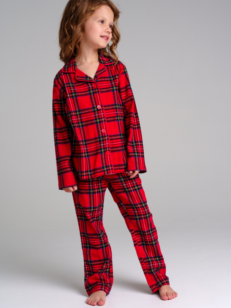 Пижама текстильная для девочек разноцветный 42326001