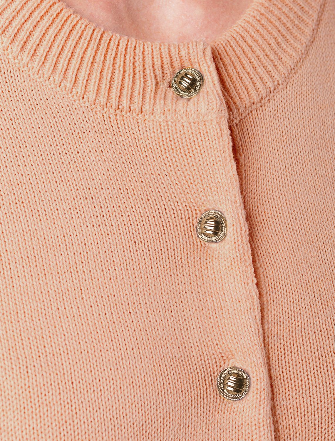 Ст.цена 2090р Джемпер тонкой вязки из хлопка с кашемиром D39.348 персиковый