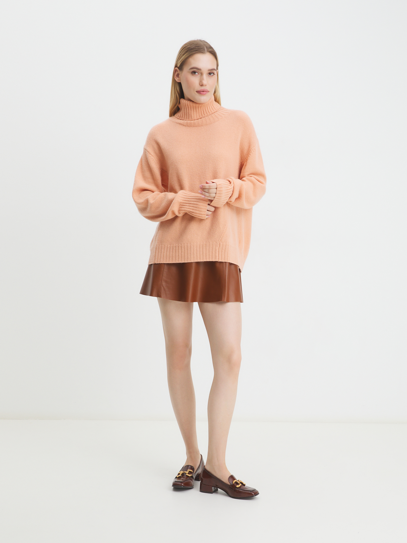 Женский свитер MAISON DAVID 4269049, персиковый