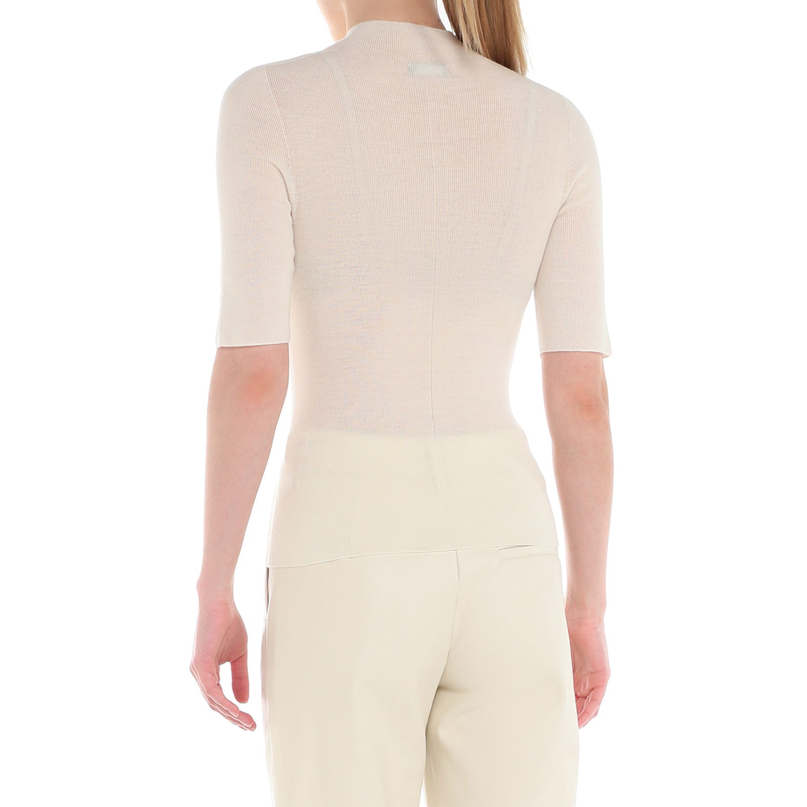 Женский бесшовный джемпер MAISON DAVID 4090169, белый