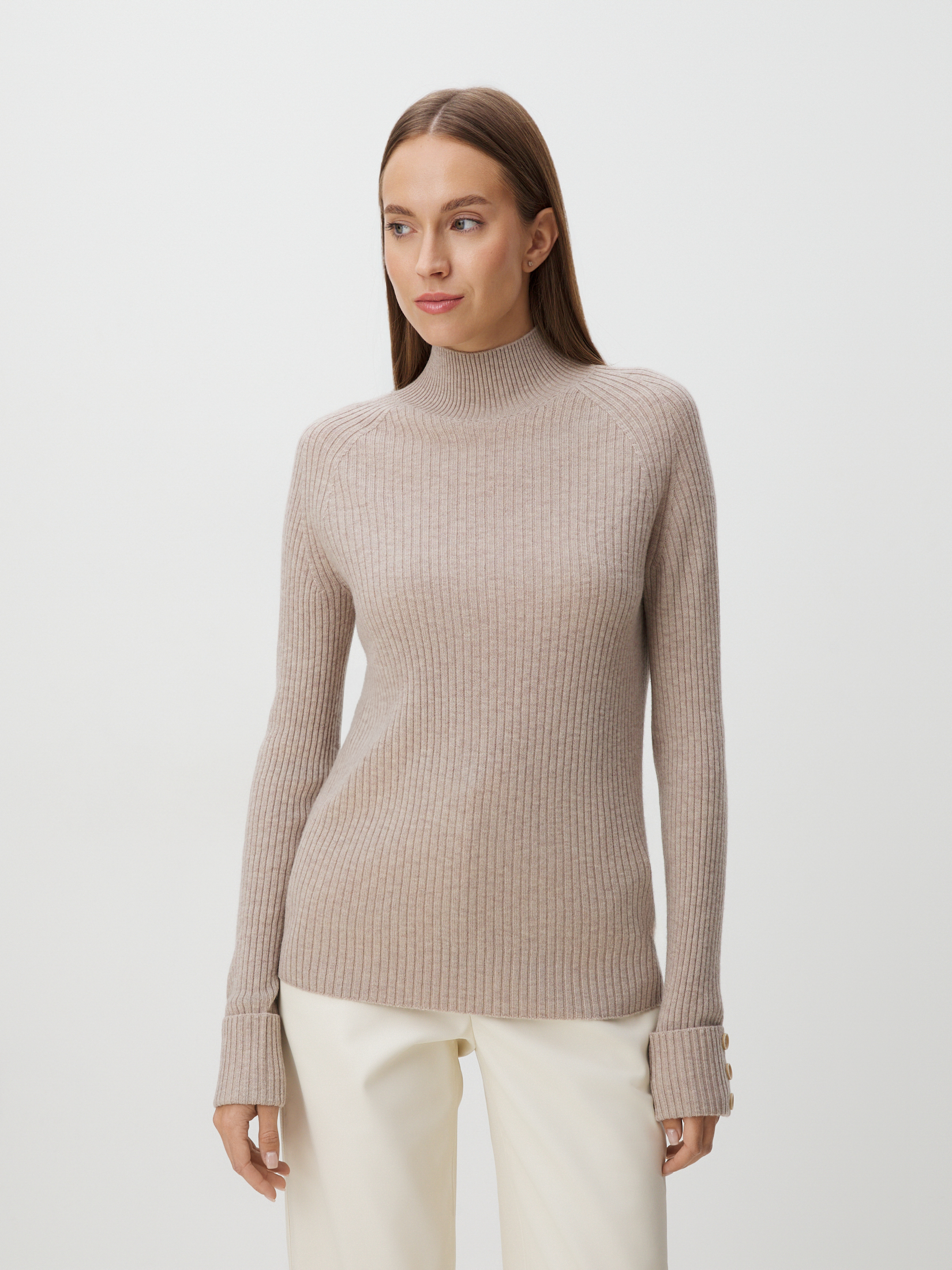 Женский свитер MAISON DAVID 4332356, серовато-бежевый