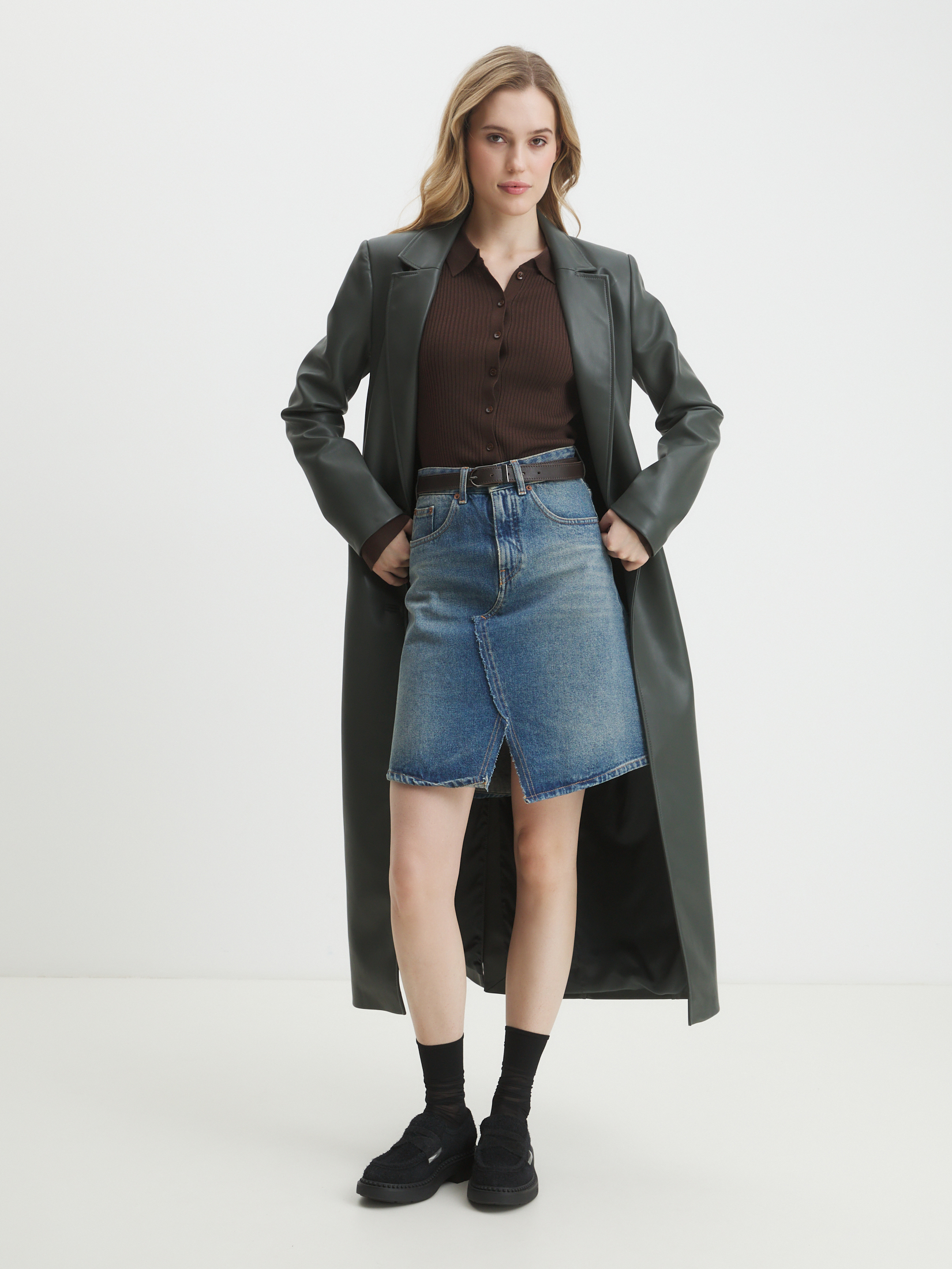 Женский кардиган MAISON DAVID 4451155, шоколадный