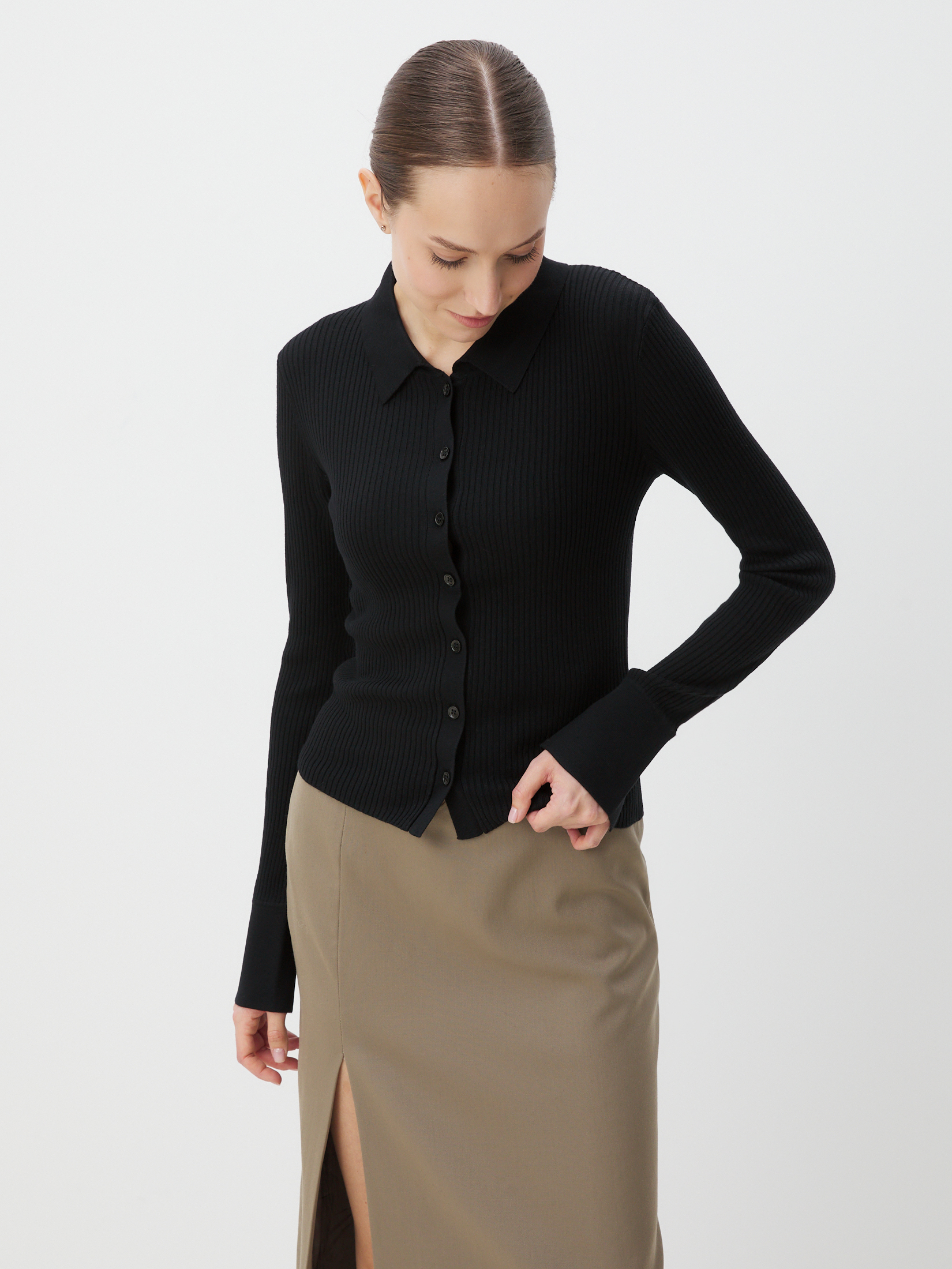 Женский кардиган MAISON DAVID 4451163, черный