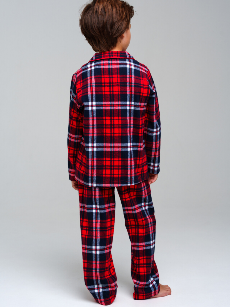 Пижама текстильная для мальчиков разноцветный 42412010