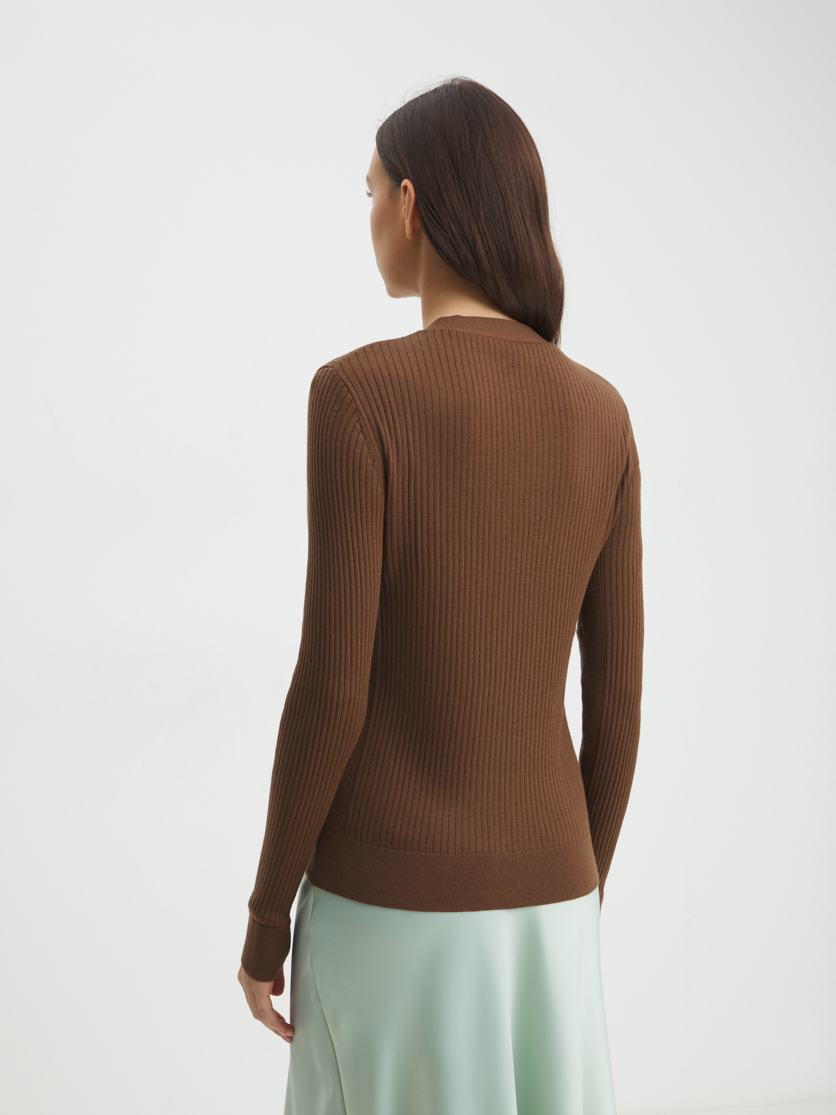 Женский кардиган MAISON DAVID 4332668, коричневый