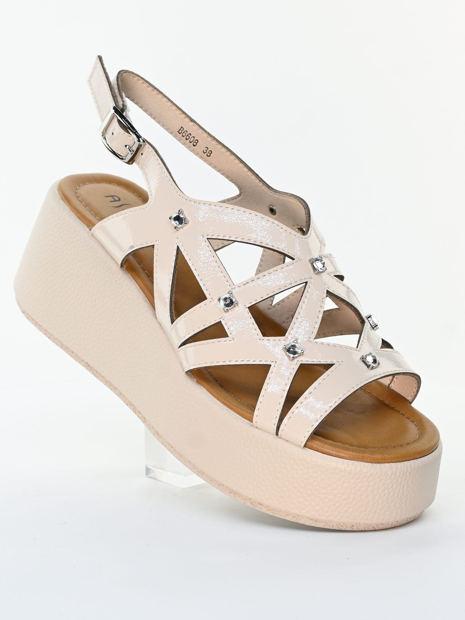 B6608 Туфли жен лет натлак мол нат кож (36)