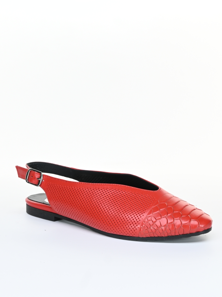 R15535B Туфли лет жен нат кож красн нат кож (42)