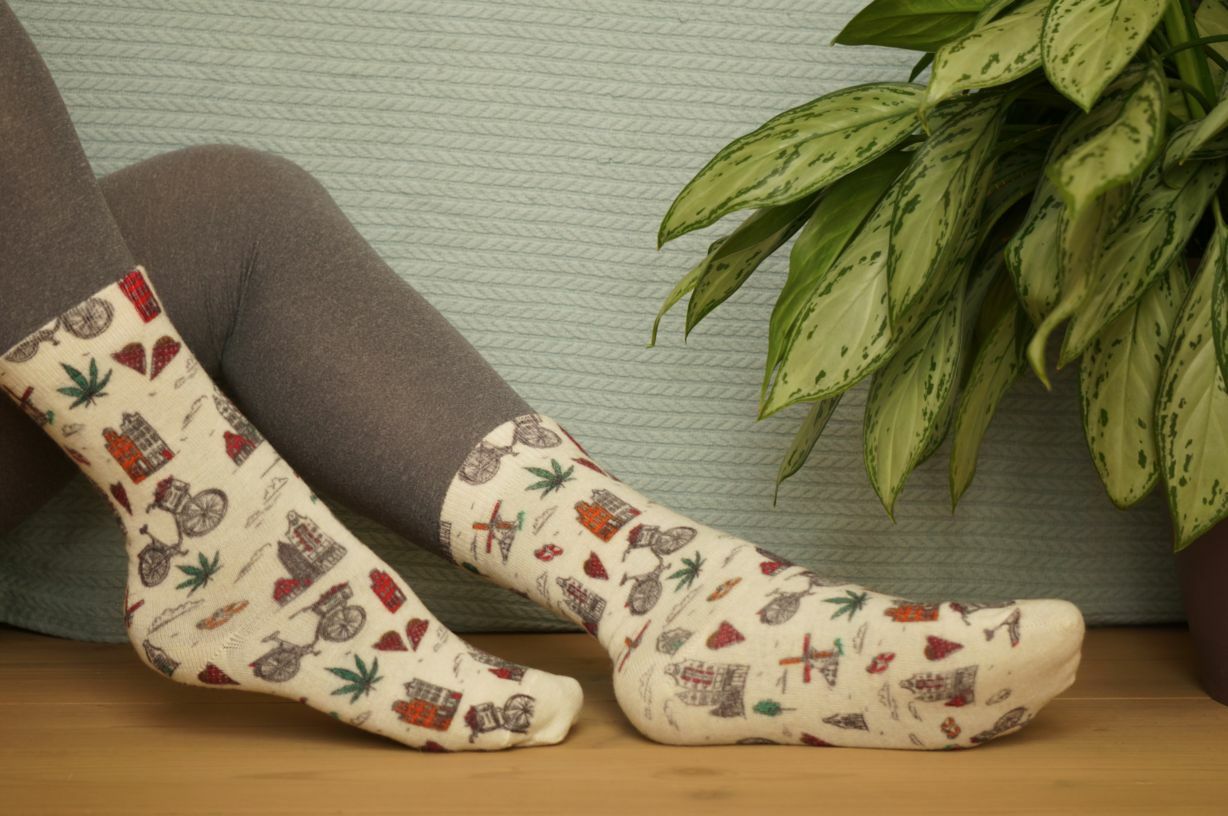 093 Slim Тонкие шерстяные носки Амстердам