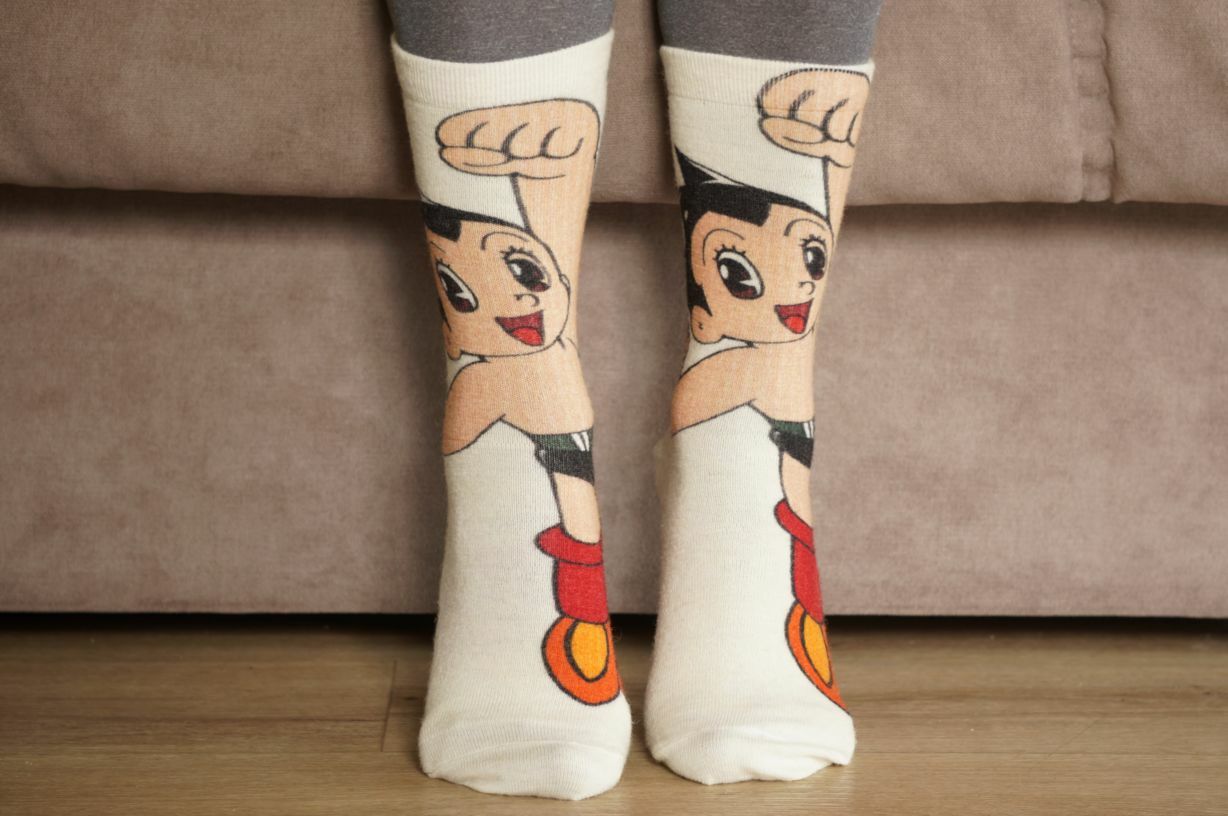 119 Slim Тонкие шерстяные носки Астробой