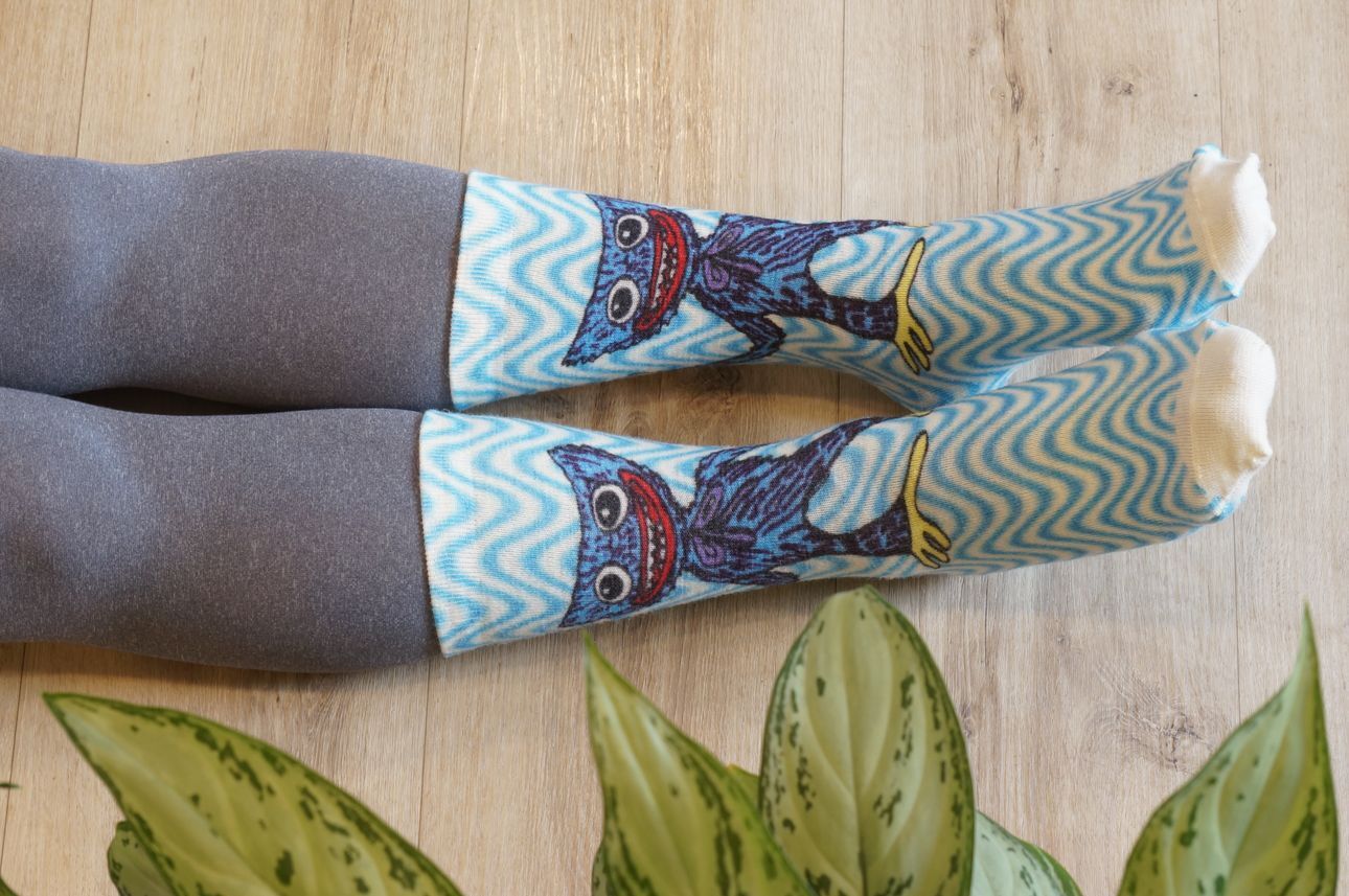 118 Slim Тонкие шерстяные носки Хаги Ваги