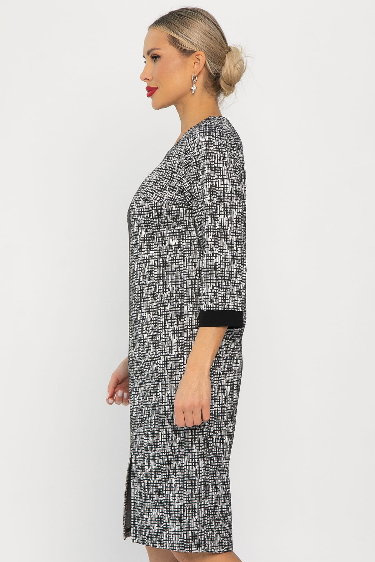 Платье Твоя мода (темно-серое) П13747-19М