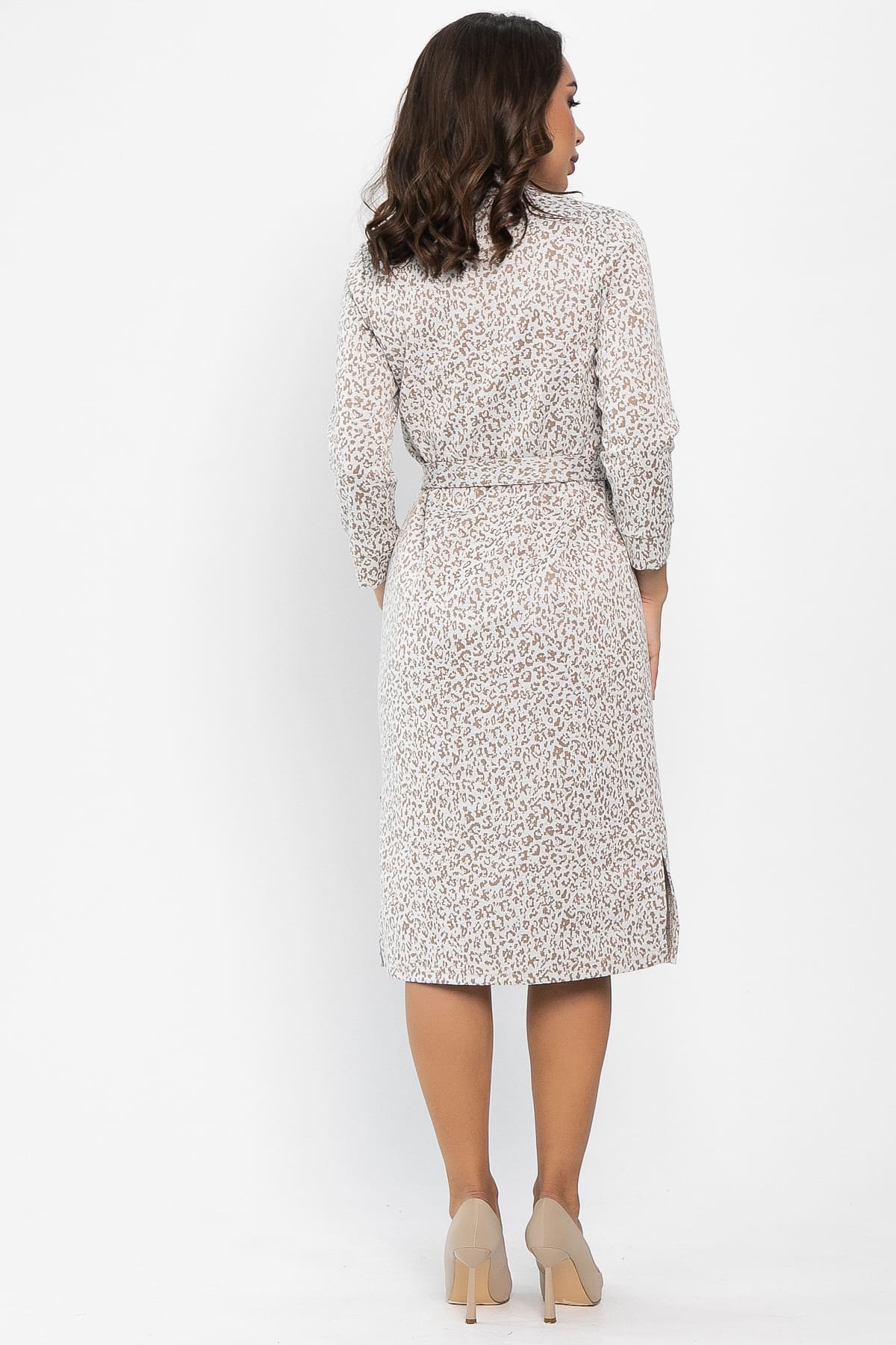 Платье Лаконичный стиль (молочное) П13753-19М
