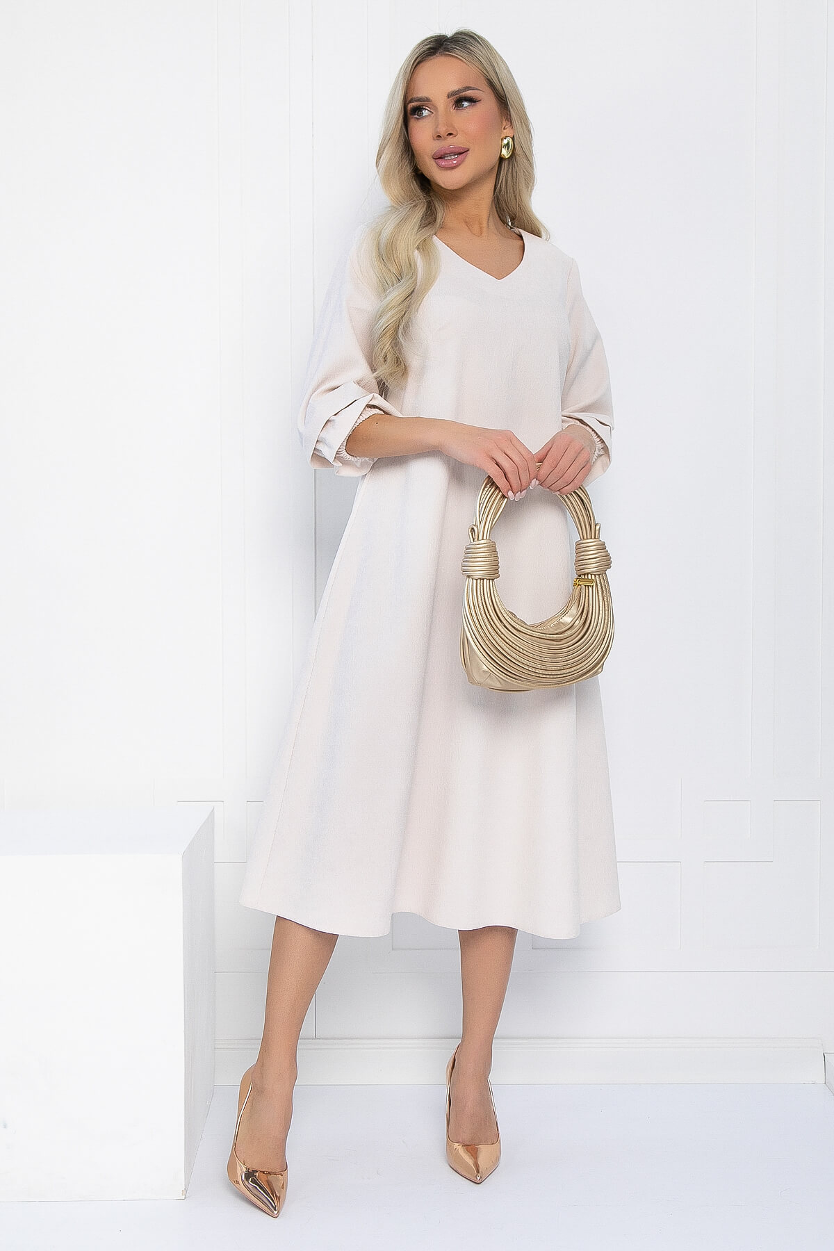 Платье Аглая (слоновая кость) П12735-4М