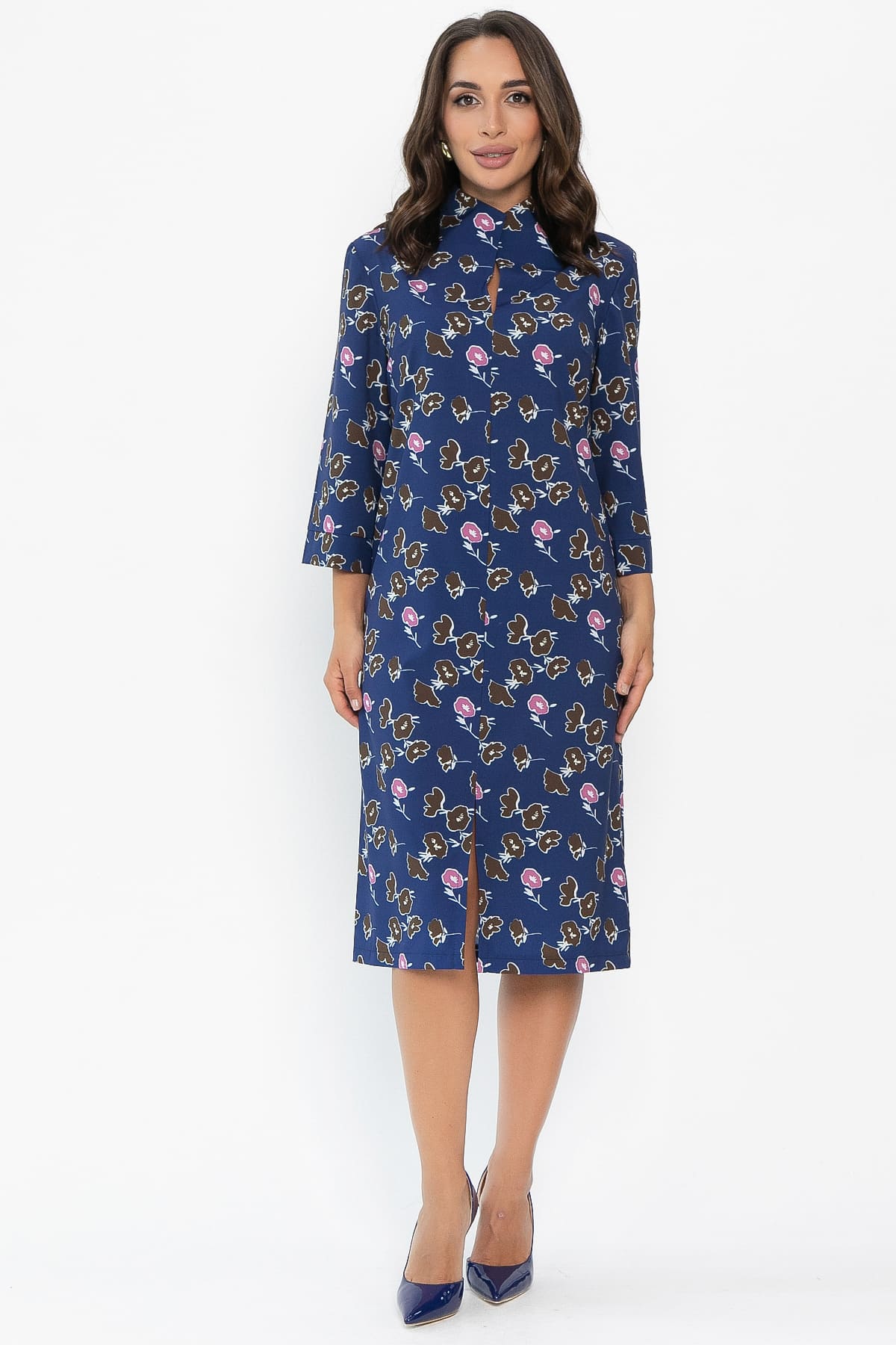 Платье Мира (синее) П14020-9М