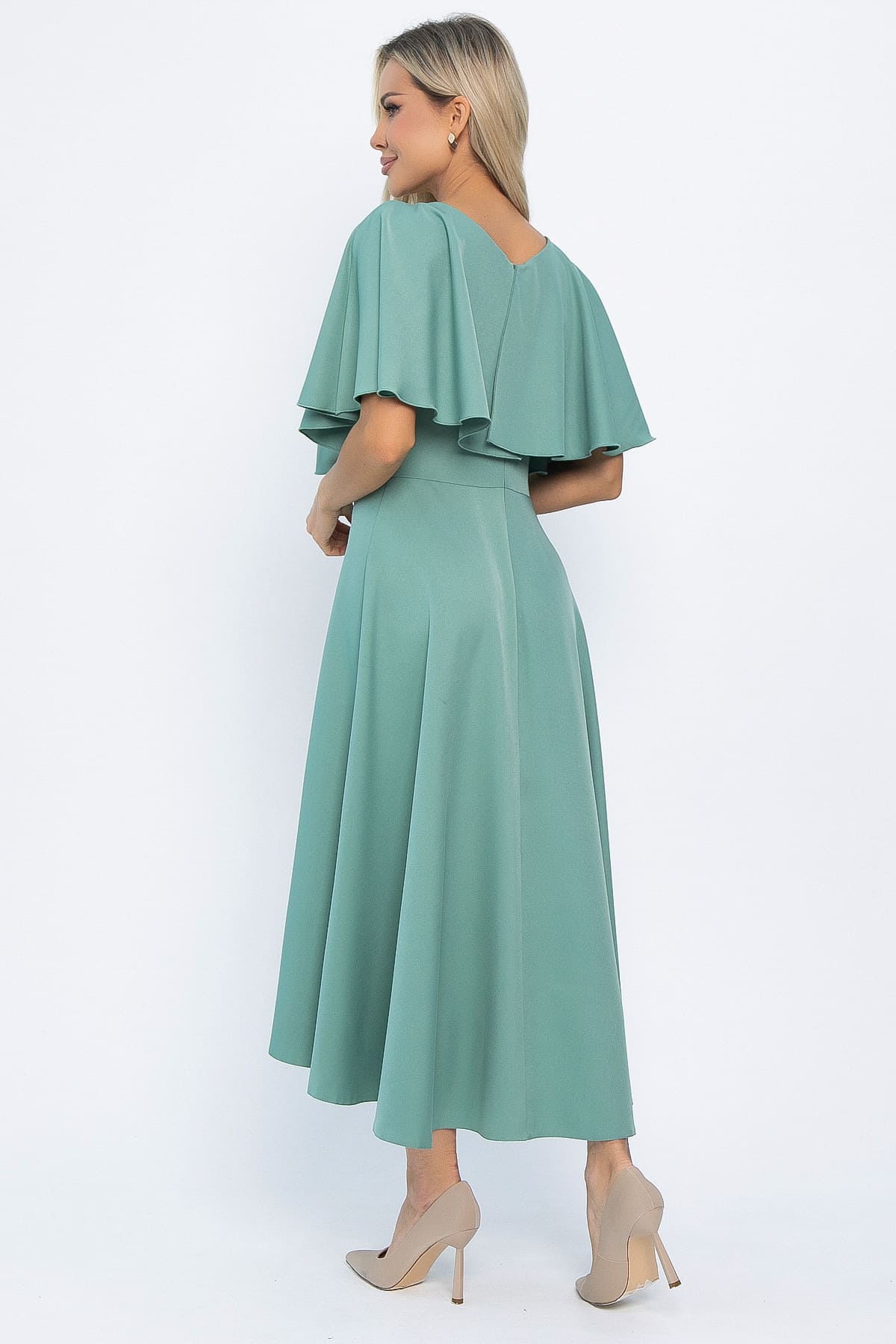 Платье Корнелия (зеленое) П13839-5М