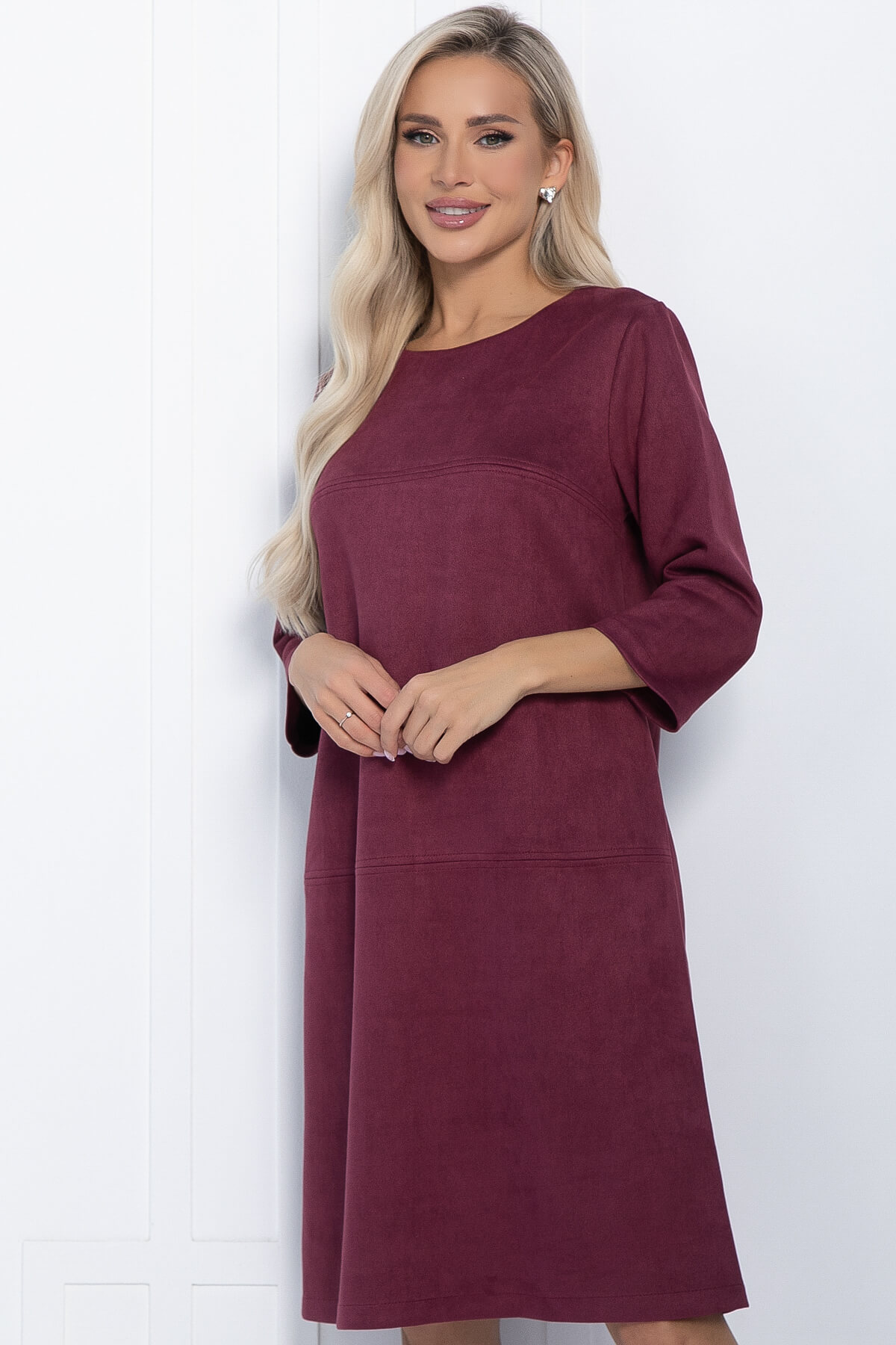 Платье Элегантная простота (красное) П11240