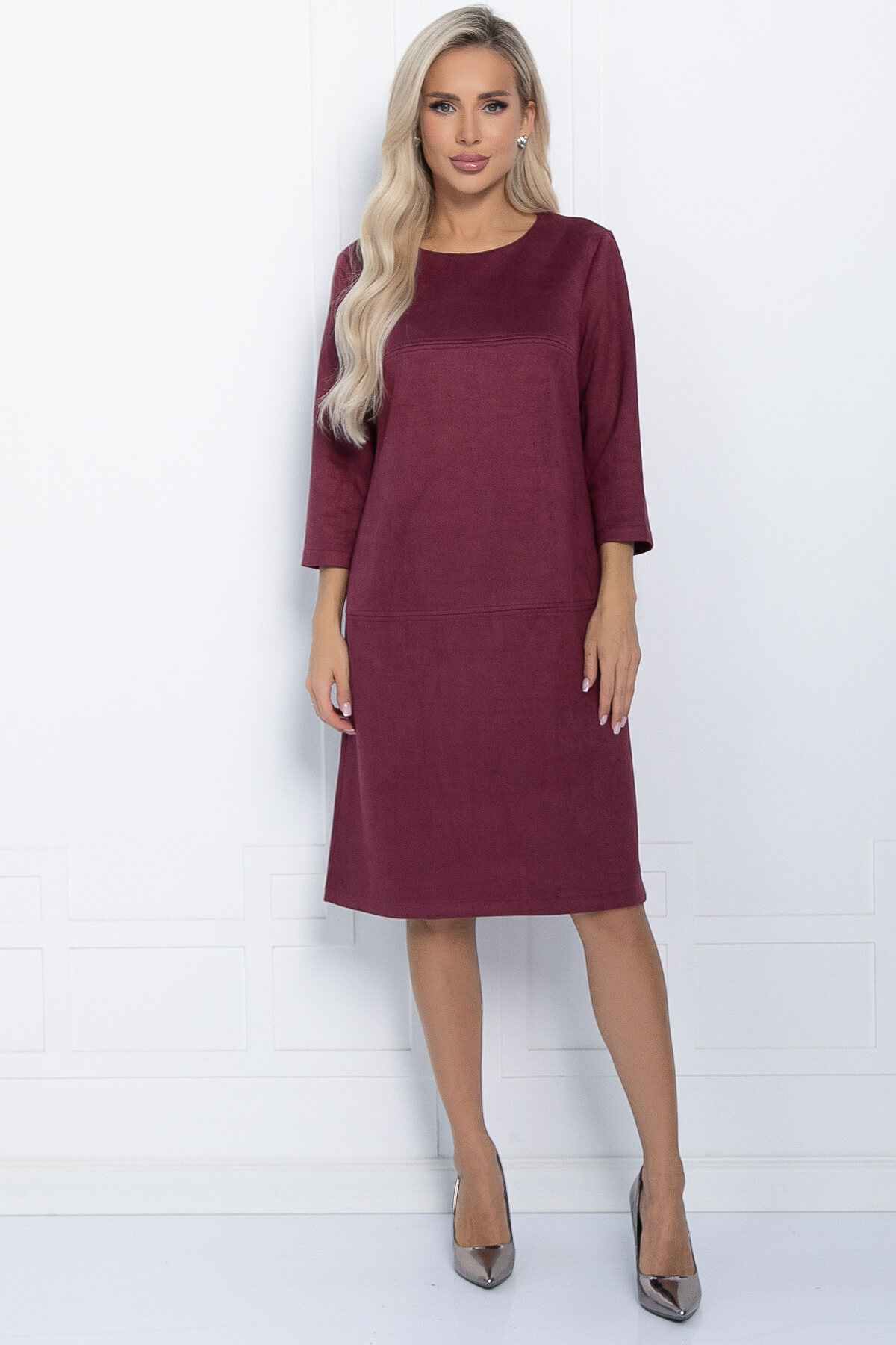 Платье Элегантная простота (красное) П11240