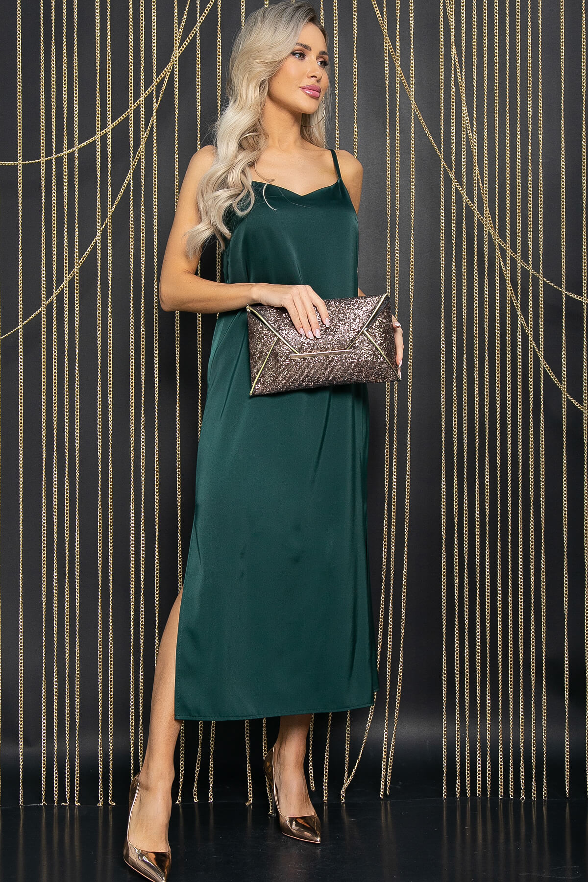 Платье Мэй (изумруд) П11731