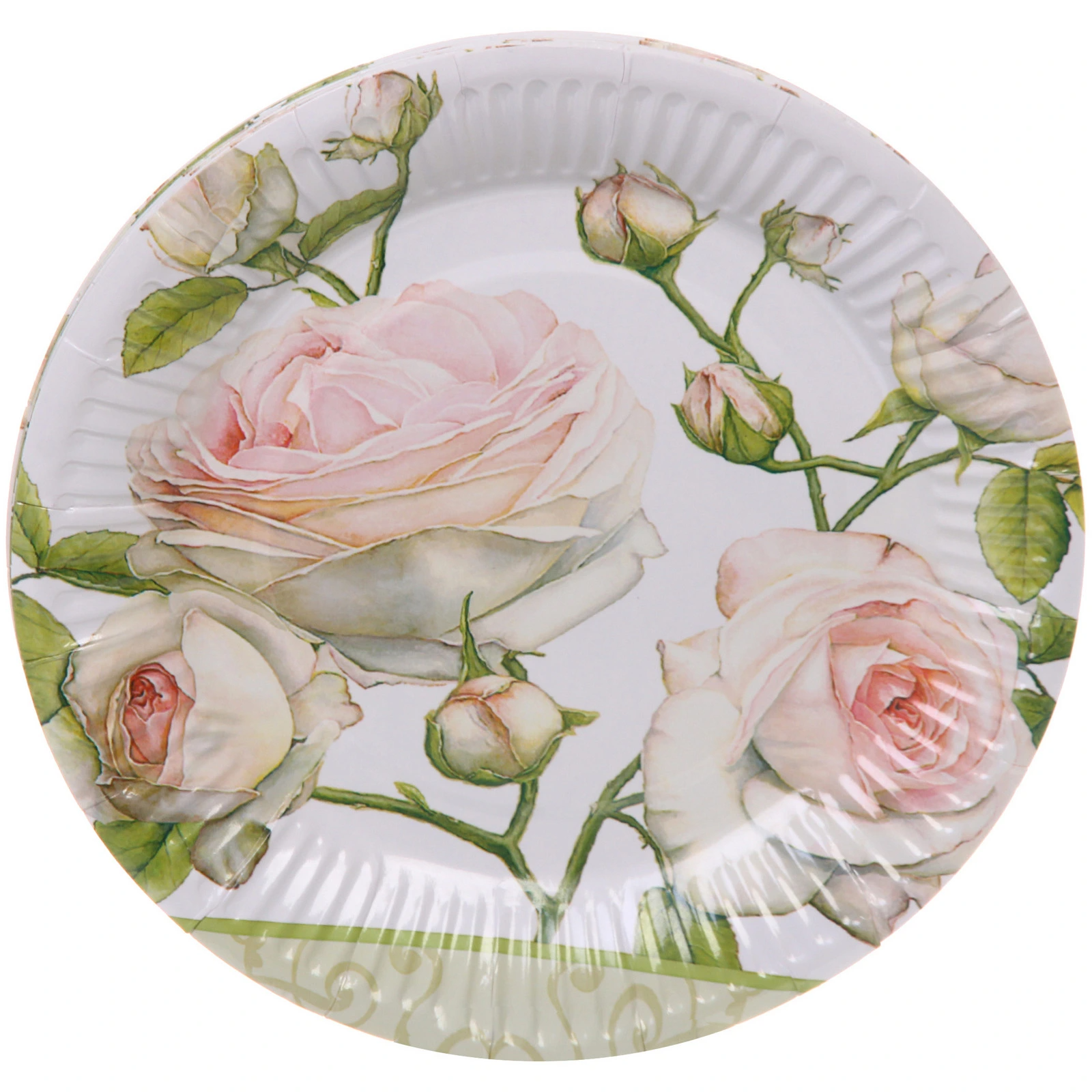 Тарелка бумажная 18 см в наборе 10 шт