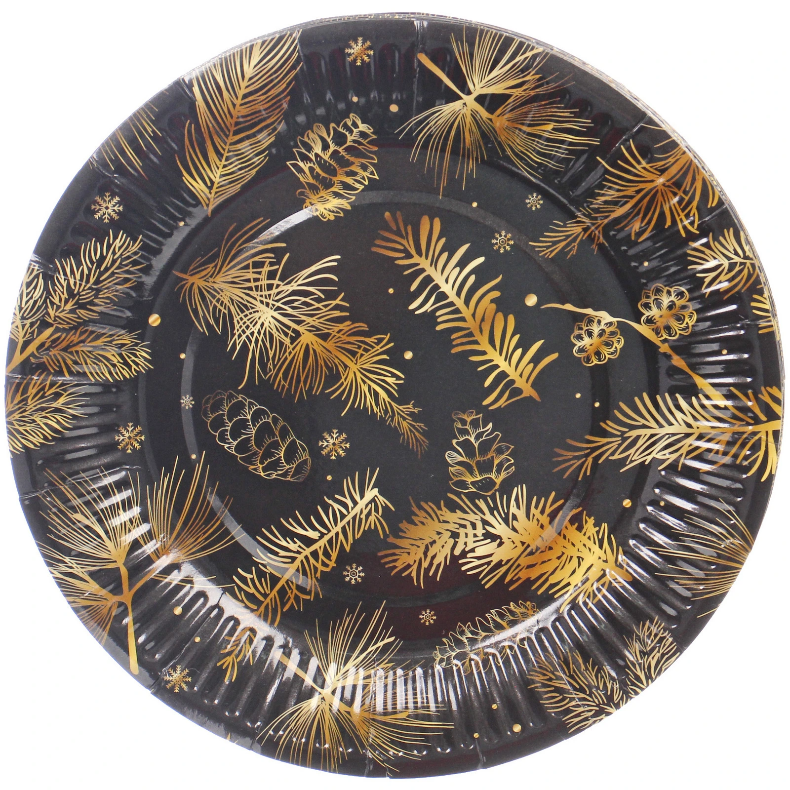 Тарелка бумажная 18 см в наборе 10 шт