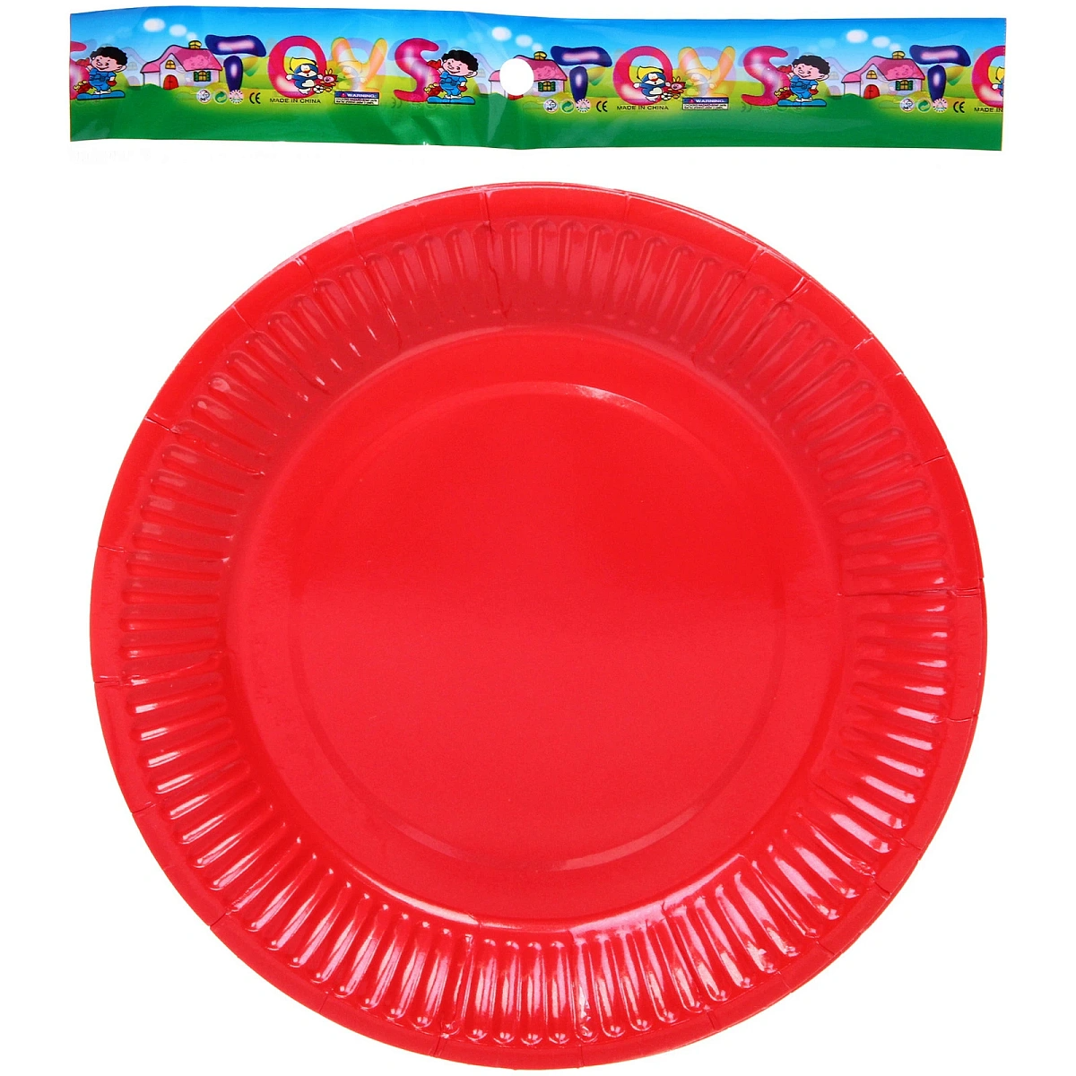 Тарелка бумажная 18 см в наборе 10 шт