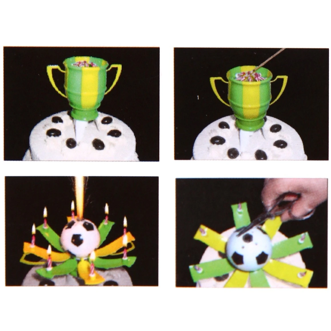 Свеча для торта раскрывающийся цветок