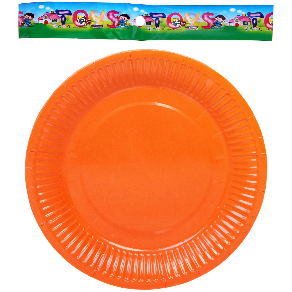 Тарелка бумажная 18 см в наборе 10 шт