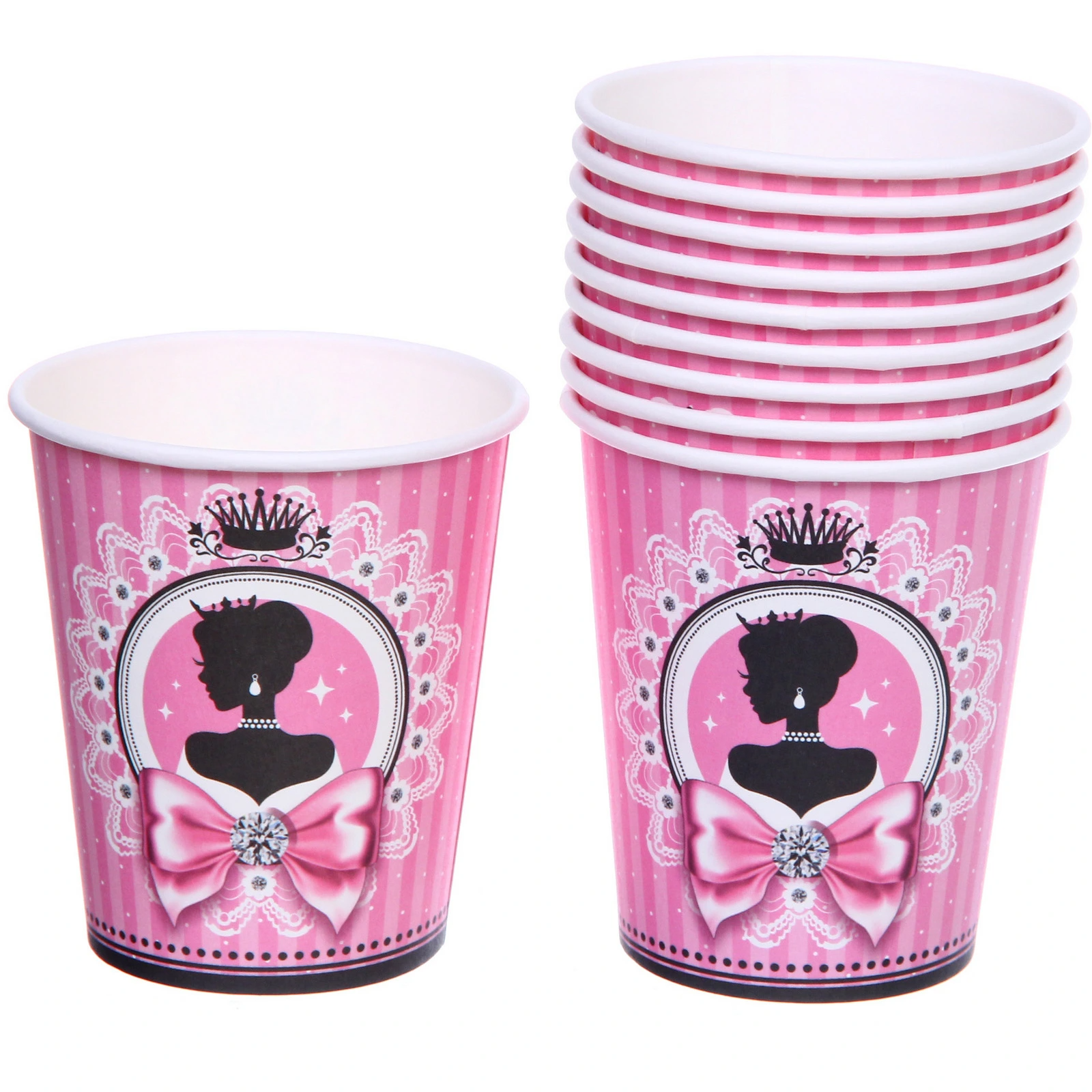 Стакан бумажный 0,2л в наборе 10 шт