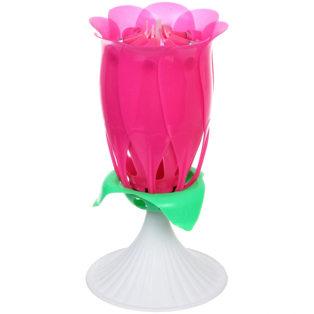 Свеча для торта раскрывающийся цветок