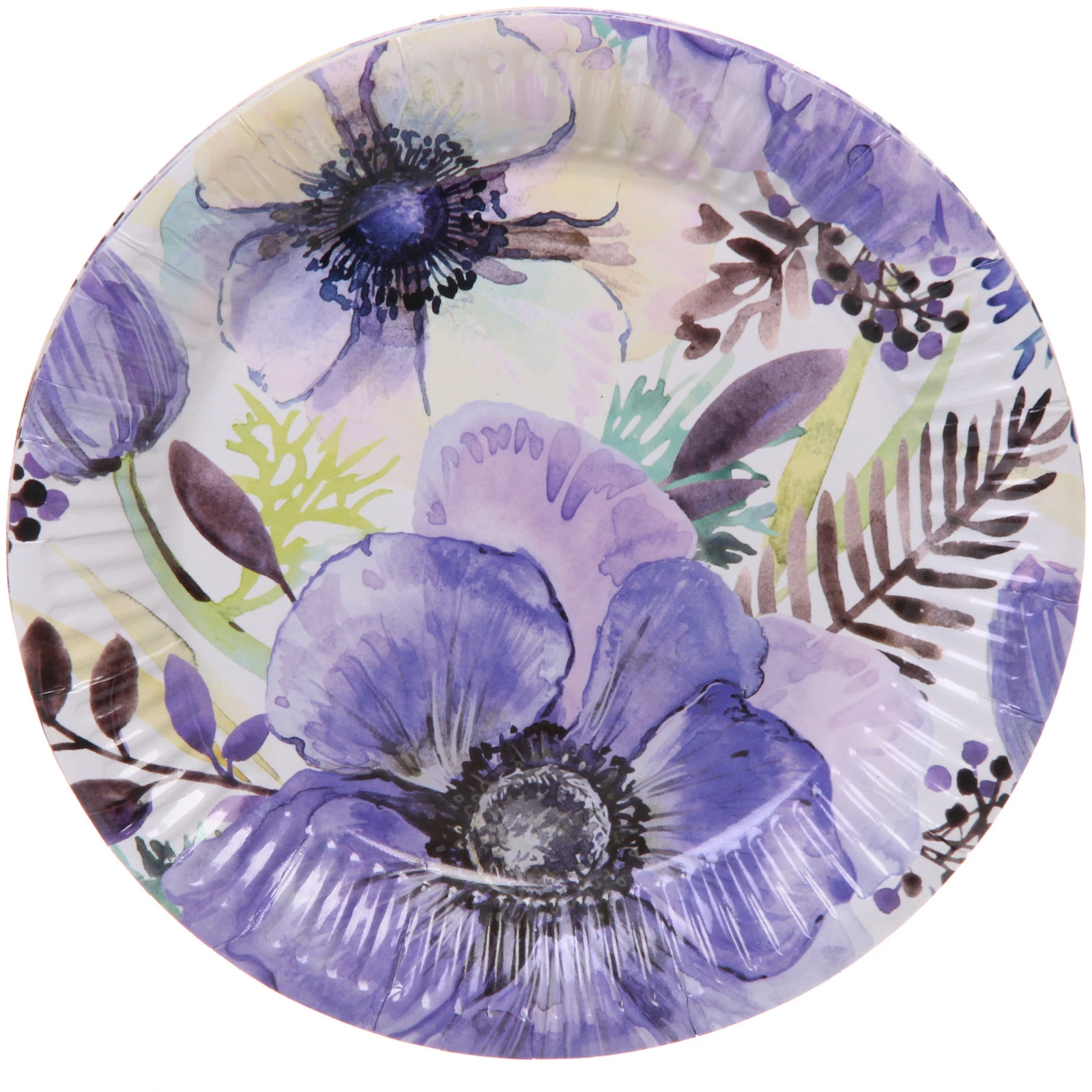 Тарелка бумажная 18 см в наборе 10 шт