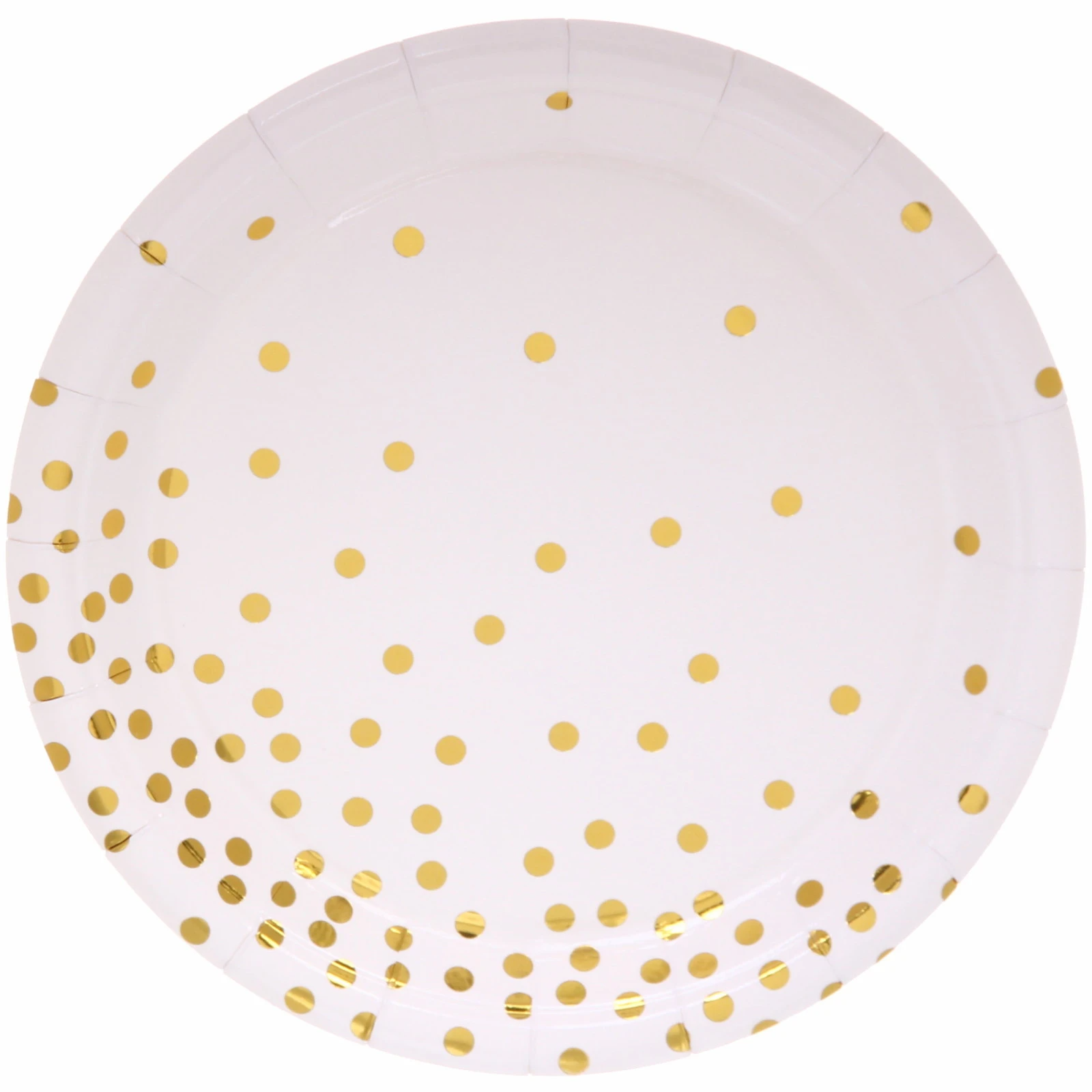 Тарелка бумажная 18 см в наборе 10 шт