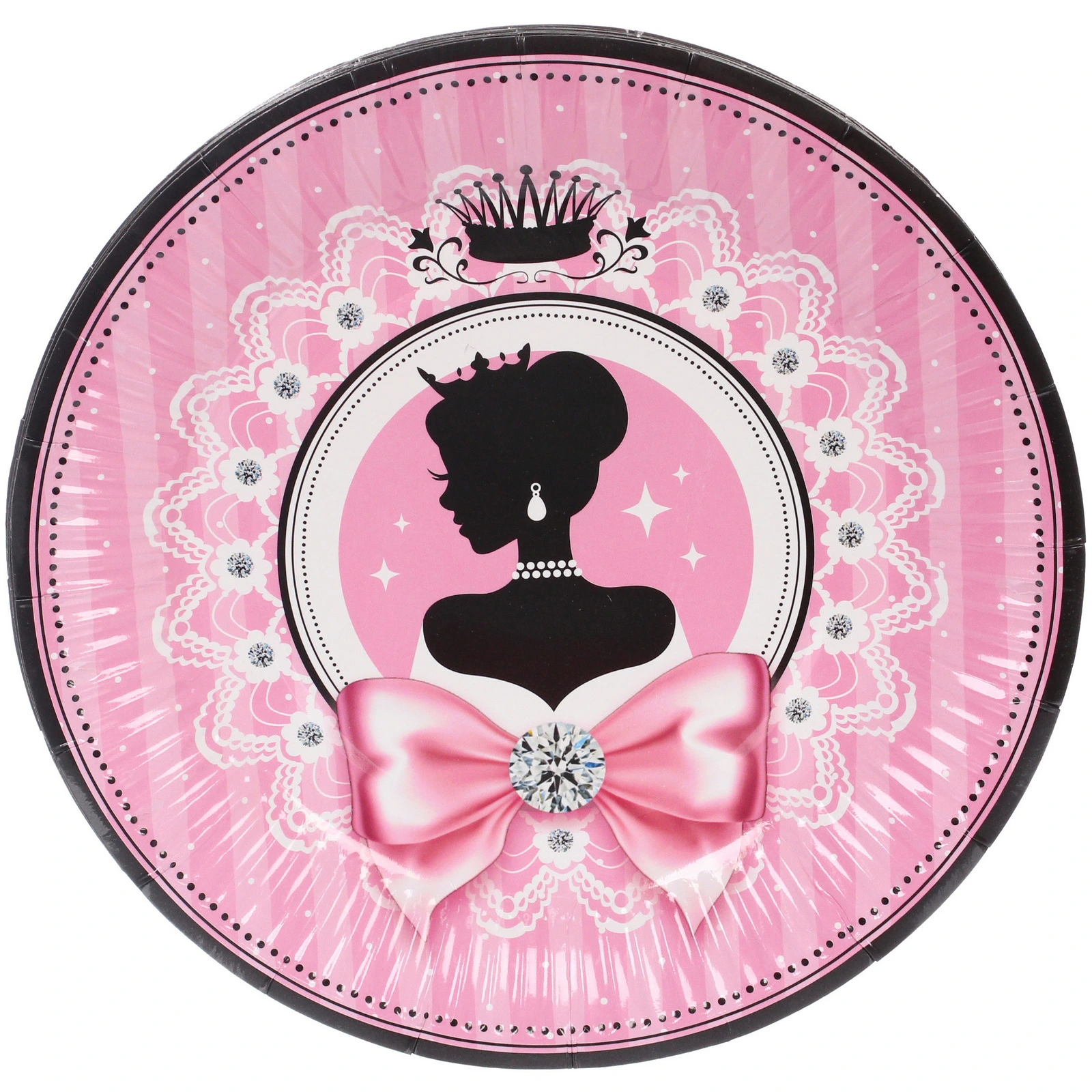 Тарелка бумажная 18 см в наборе 10 шт