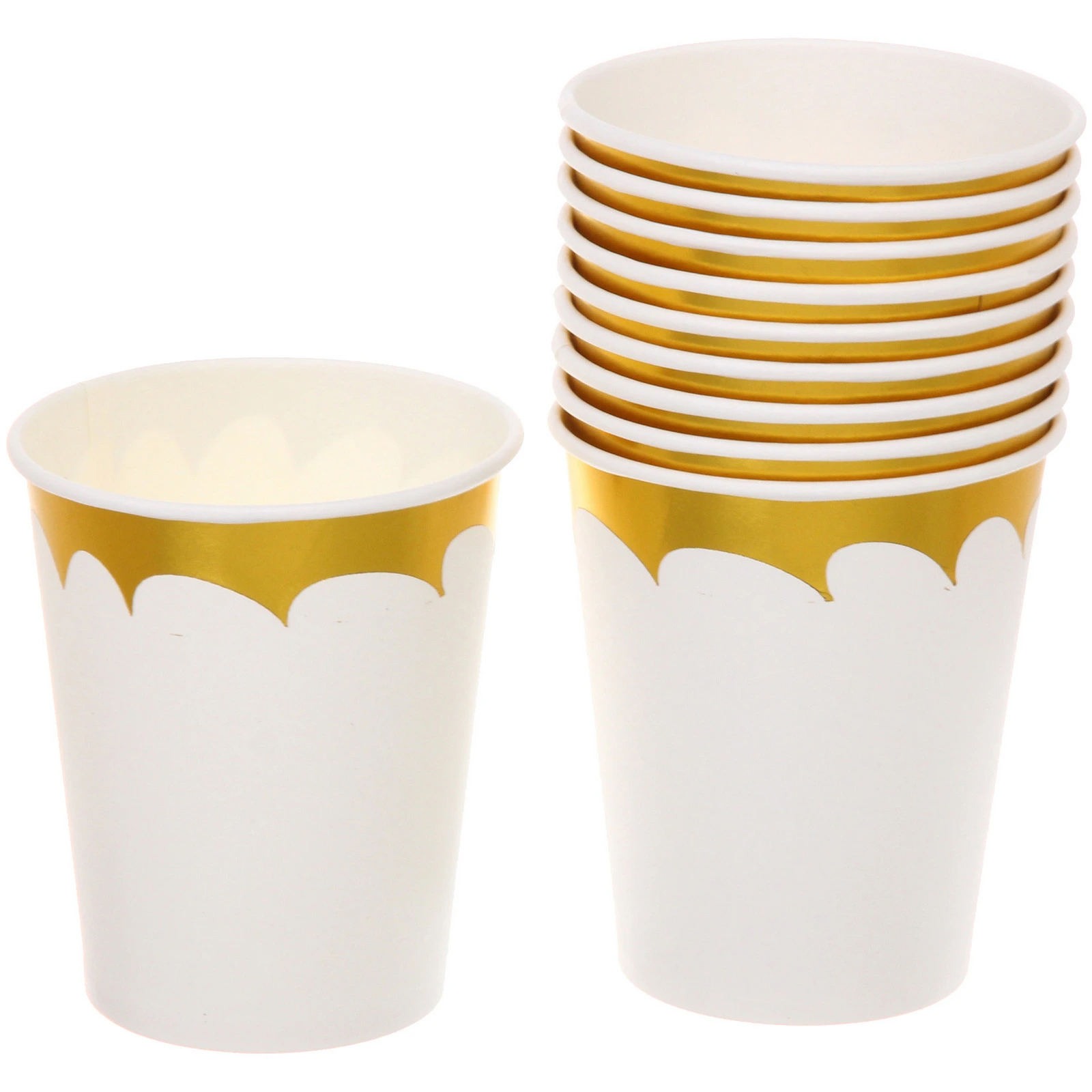 Стакан бумажный 0,2л в наборе 10 шт