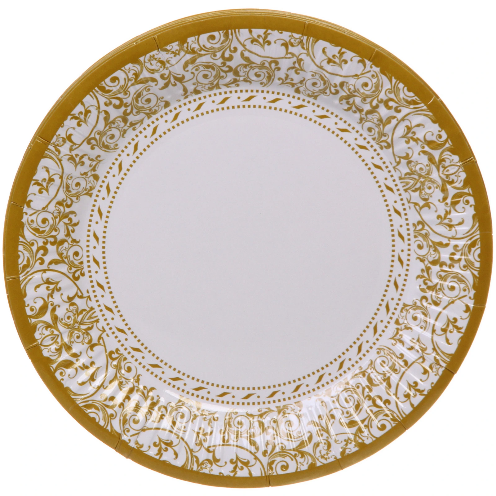 Тарелка бумажная 18 см в наборе 10 шт