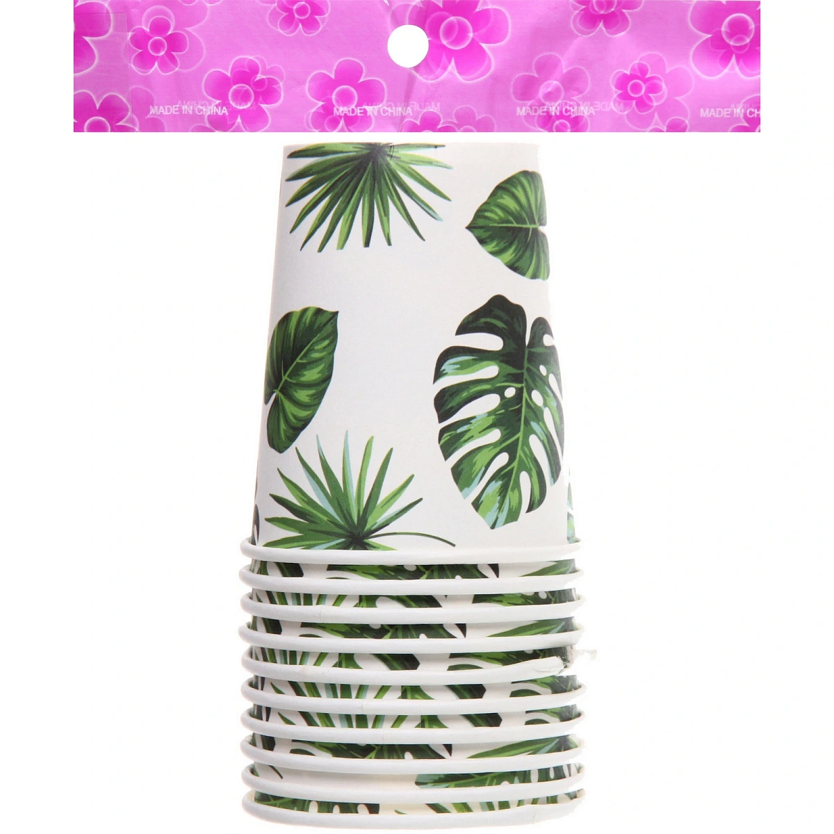 Стакан бумажный 0,2л в наборе 10 шт