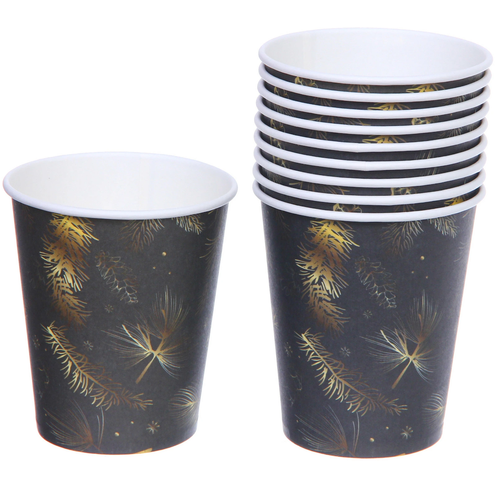 Стакан бумажный 0,2л в наборе 10 шт