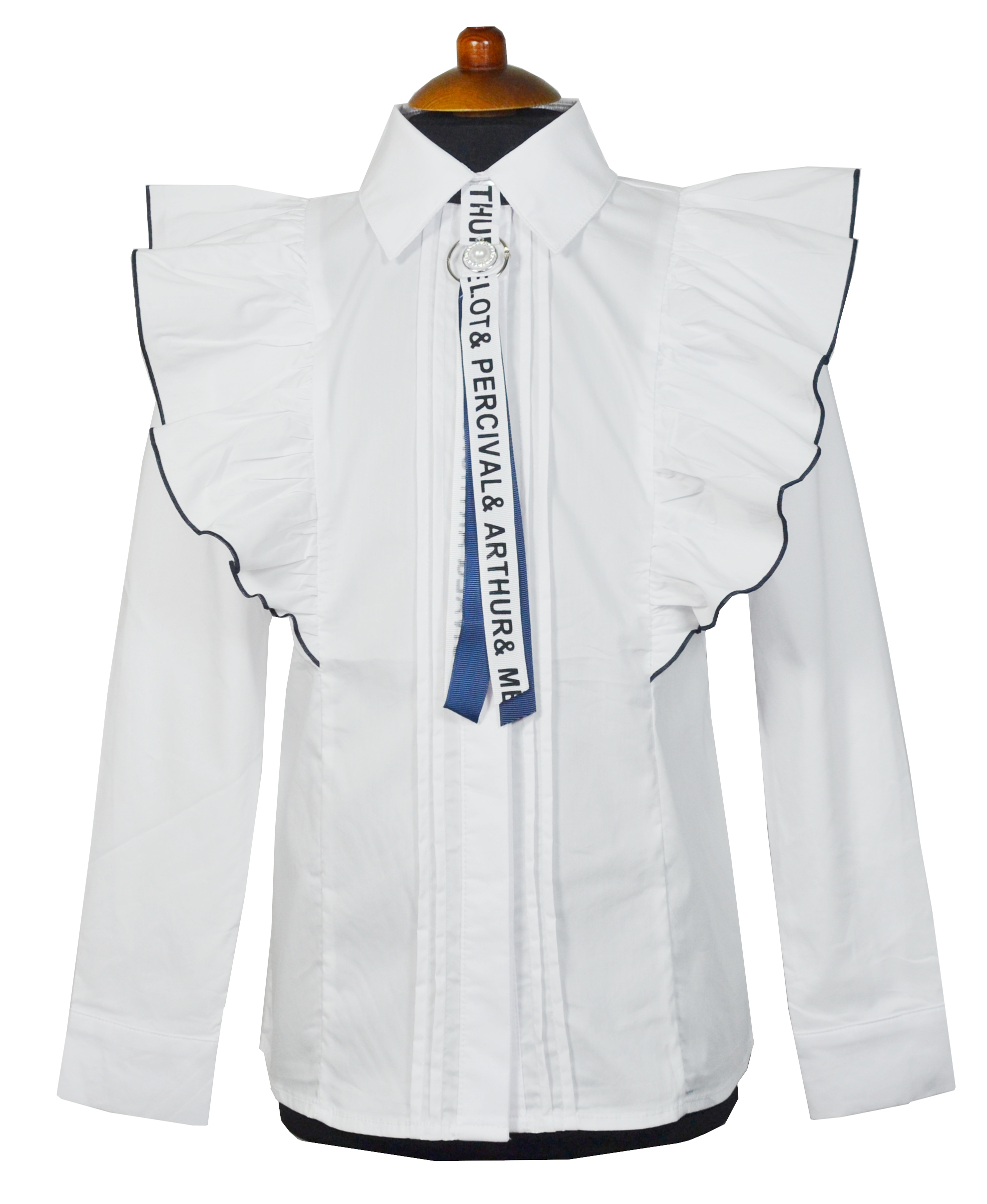 Блузка Colabear 186024 Белый школьная одежда