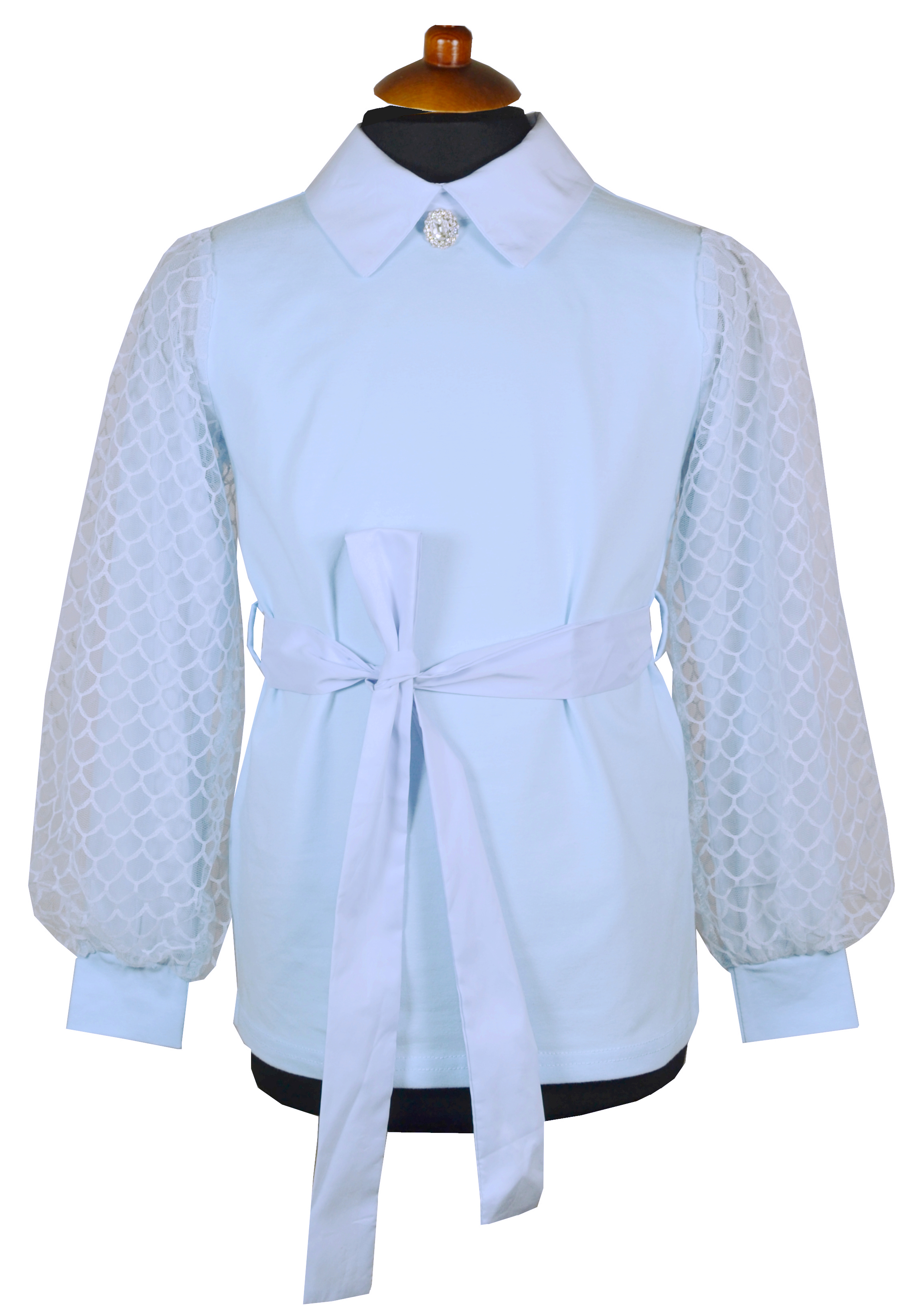 Блузка Colabear 686172 Голубой школьная одежда