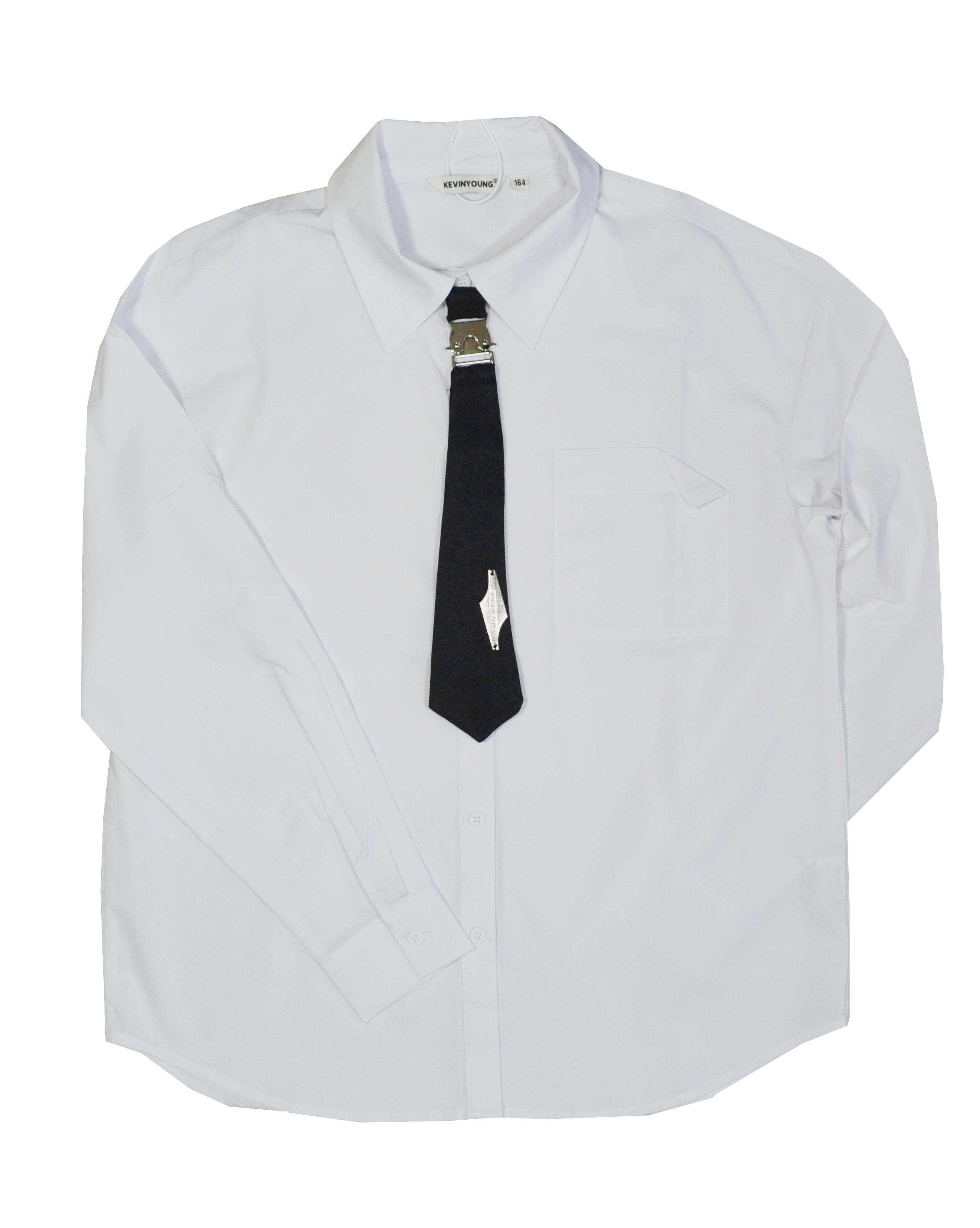 Блузка KevinYoung 105029 Белый школьная одежда