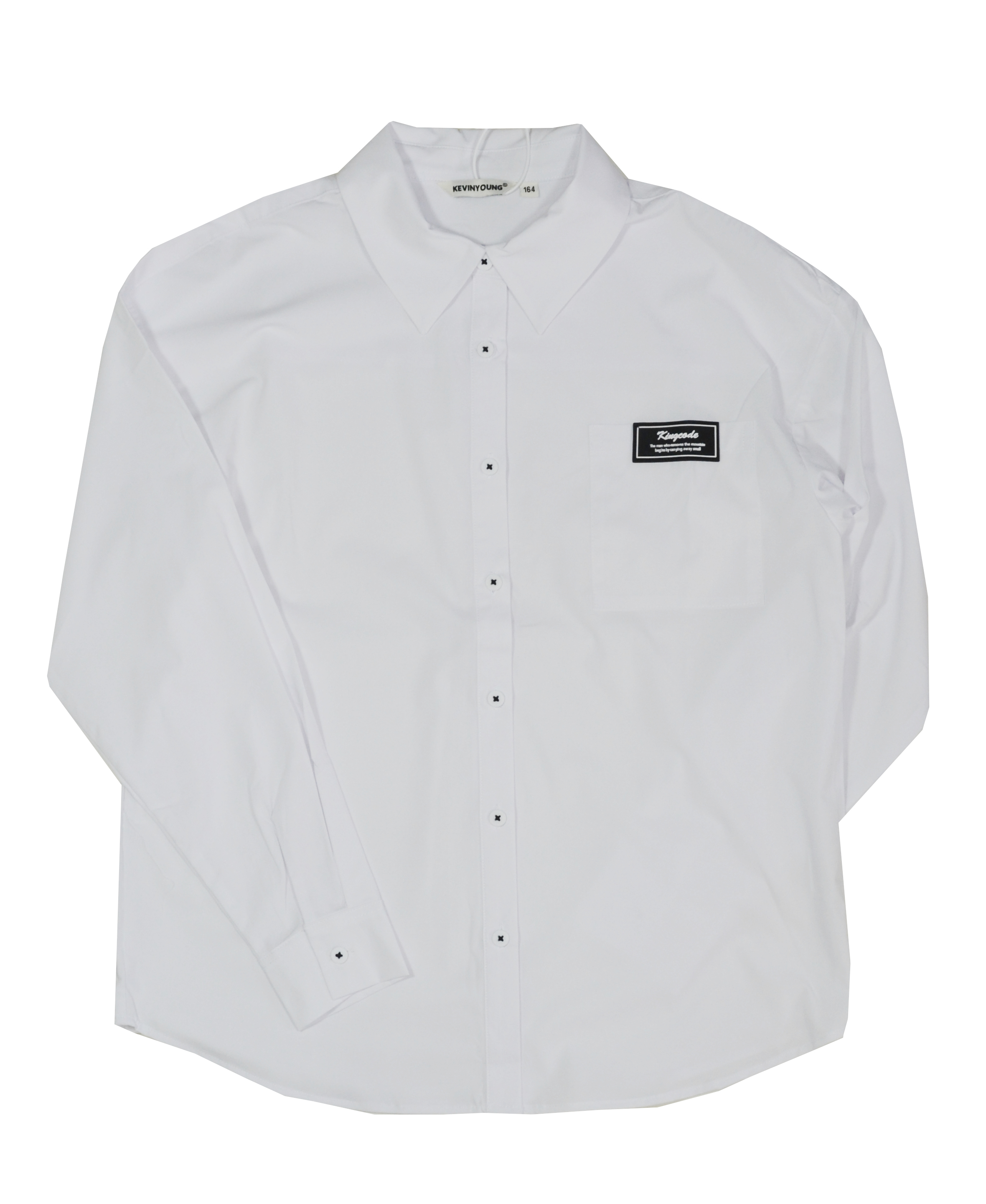 Блузка KevinYoung 105942 Белый школьная одежда