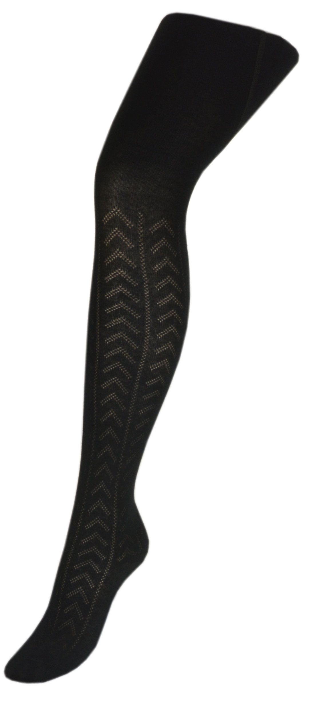 Колготки Para Socks K2D8 Ажур Черный