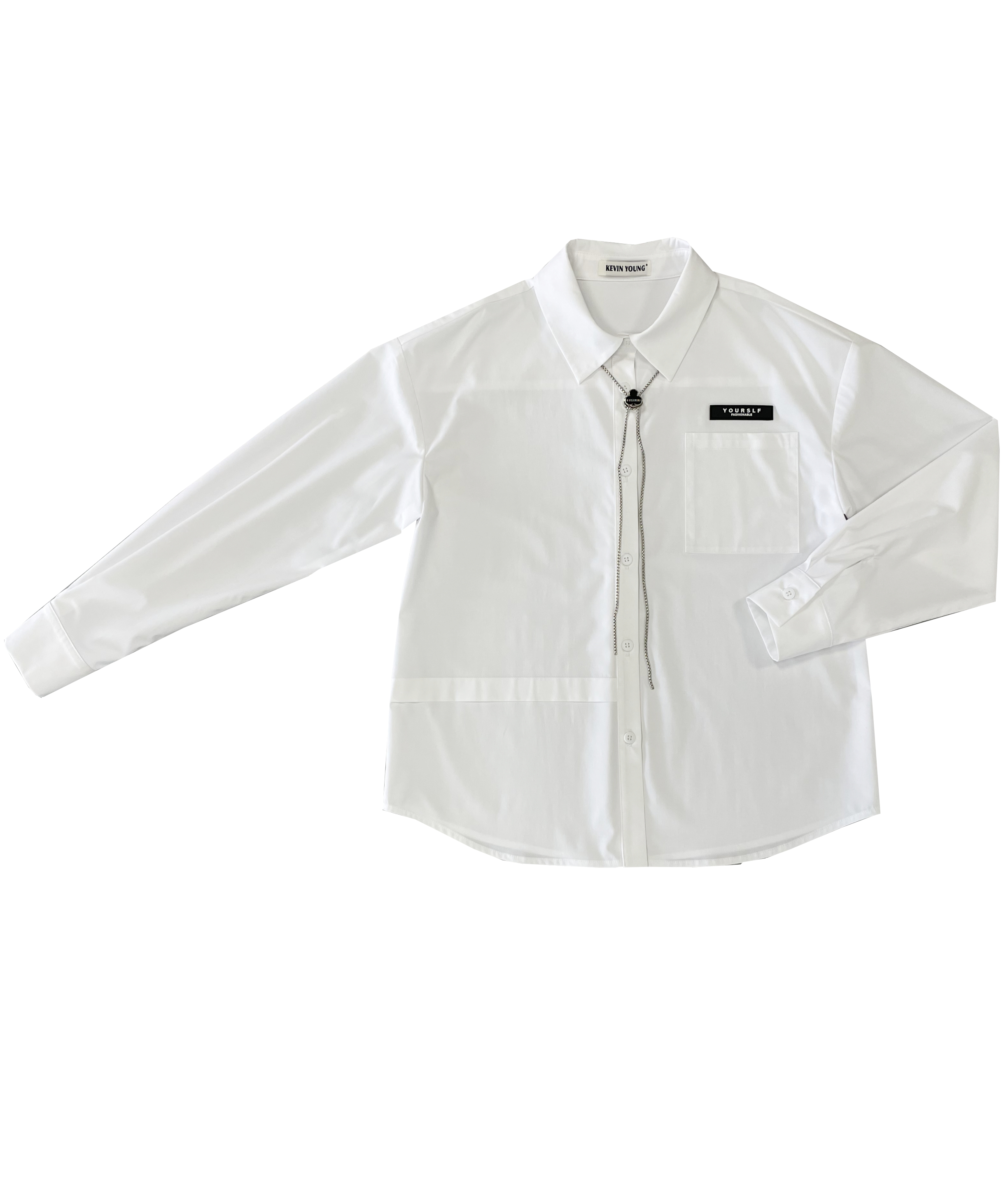 Блузка KevinYoung 105022 Белый школьная одежда