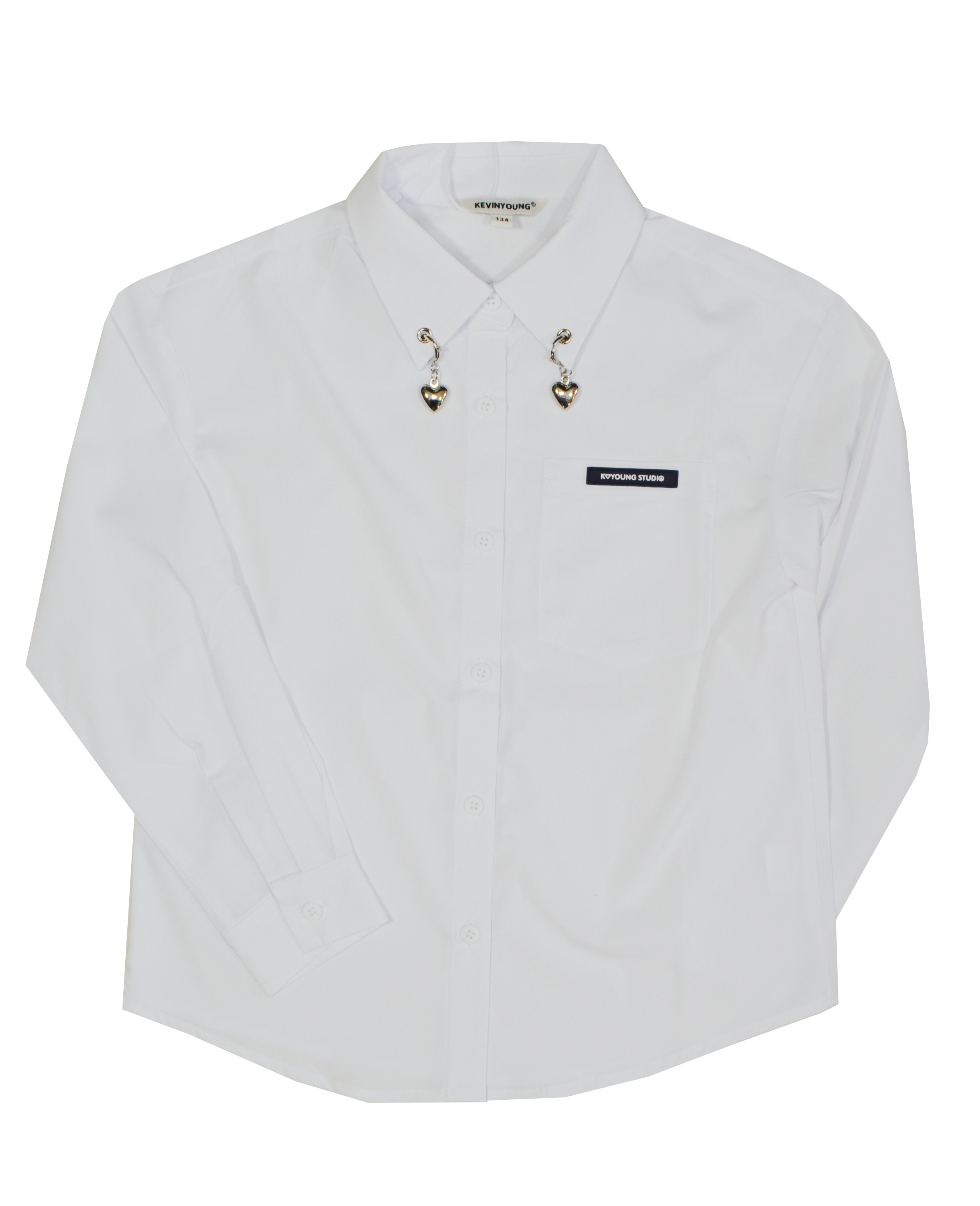 Блузка KevinYoung 95266 Белый школьная одежда