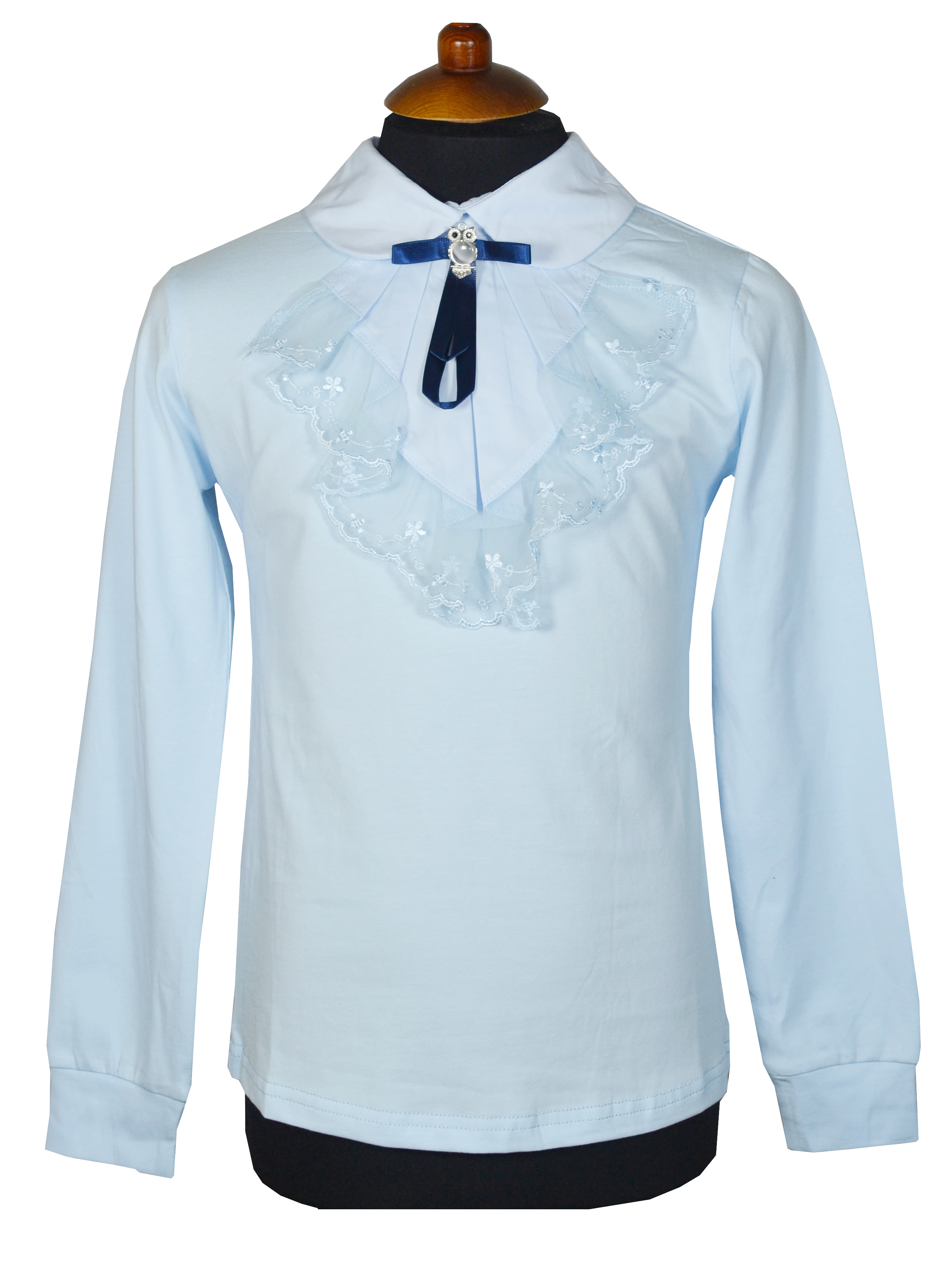 Блузка Colabear 686214 Голубой школьная одежда